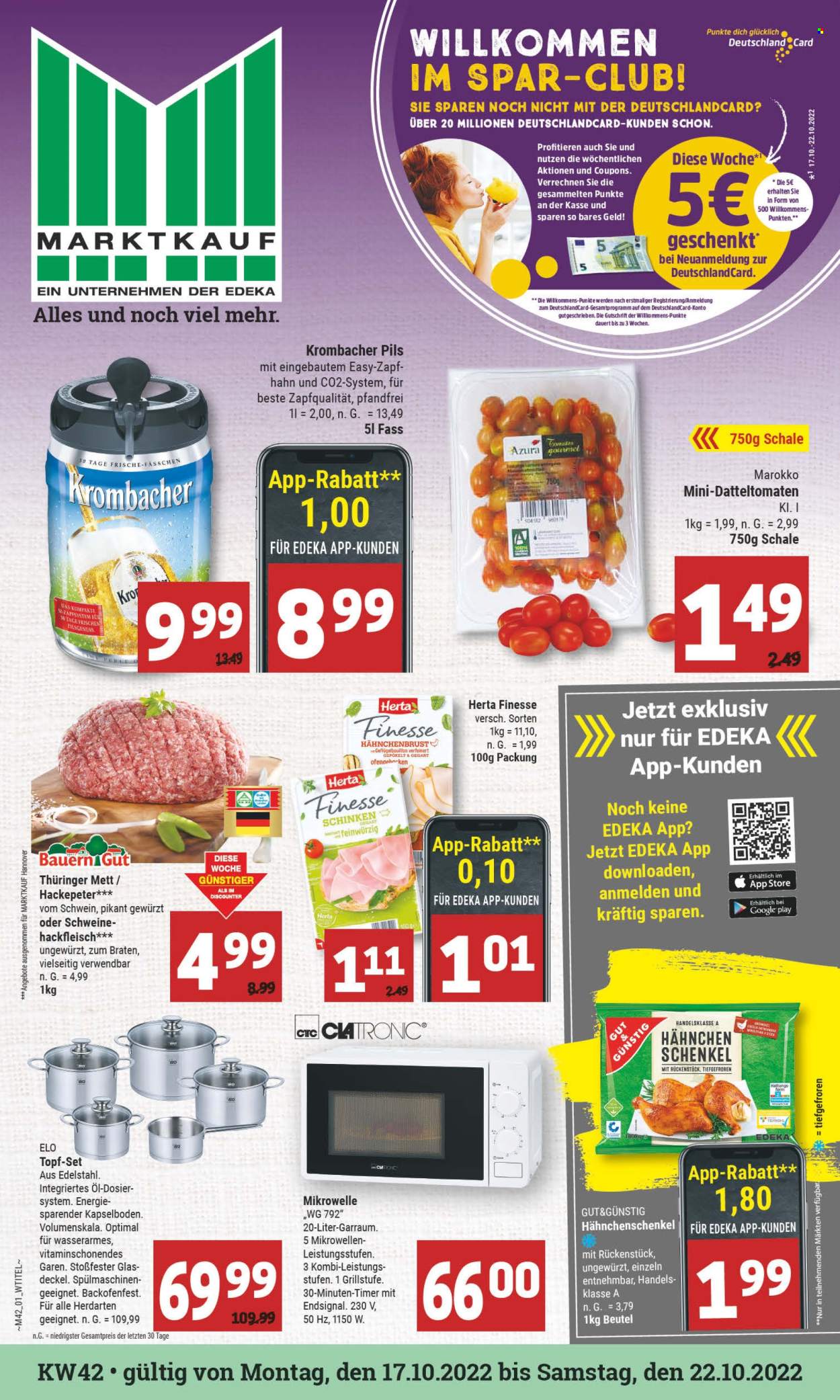 Marktkauf Prospekte  - 17.10.2022 - 22.10.2022. Seite 1