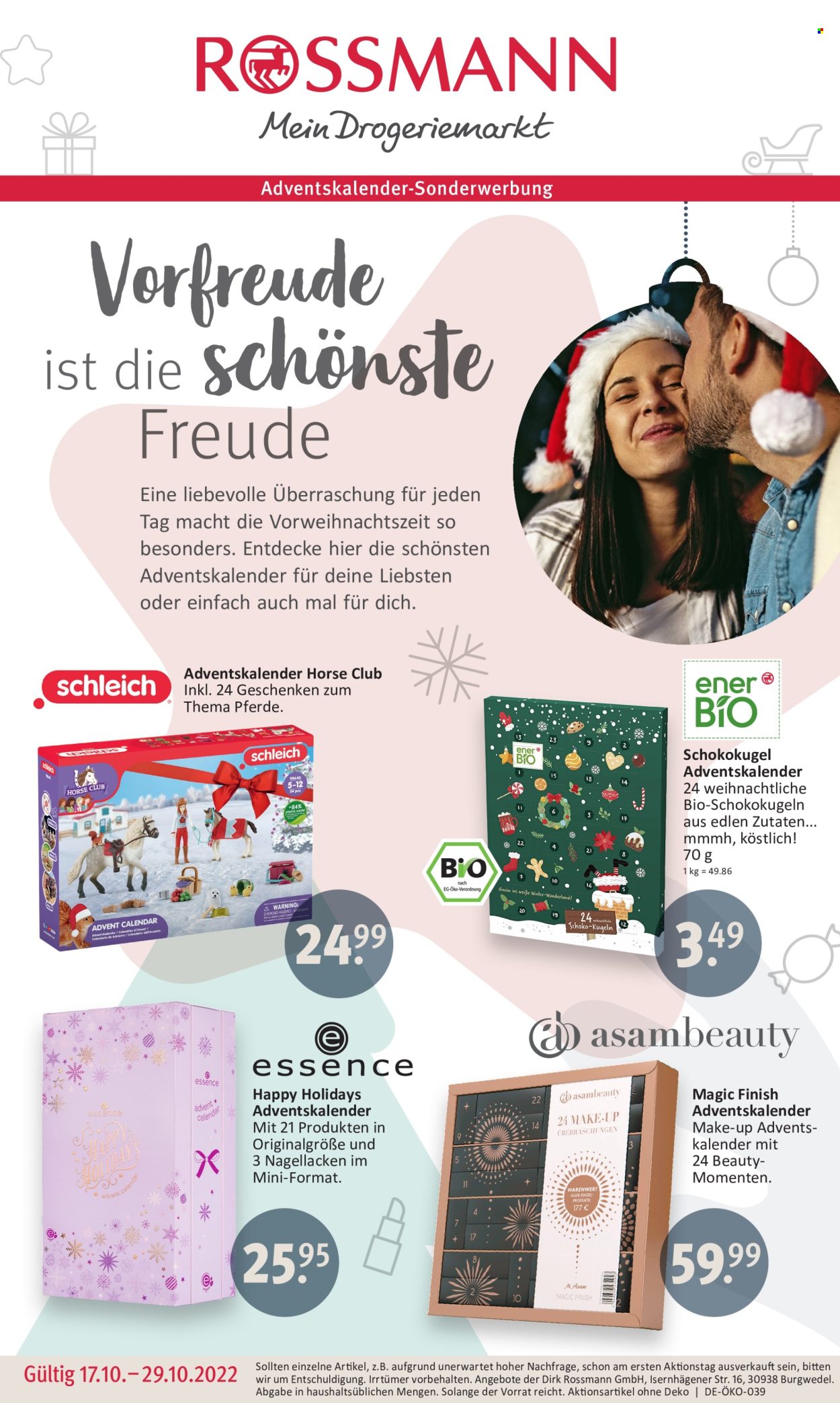 Rossmann Prospekte  - 17.10.2022 - 29.10.2022. Seite 1