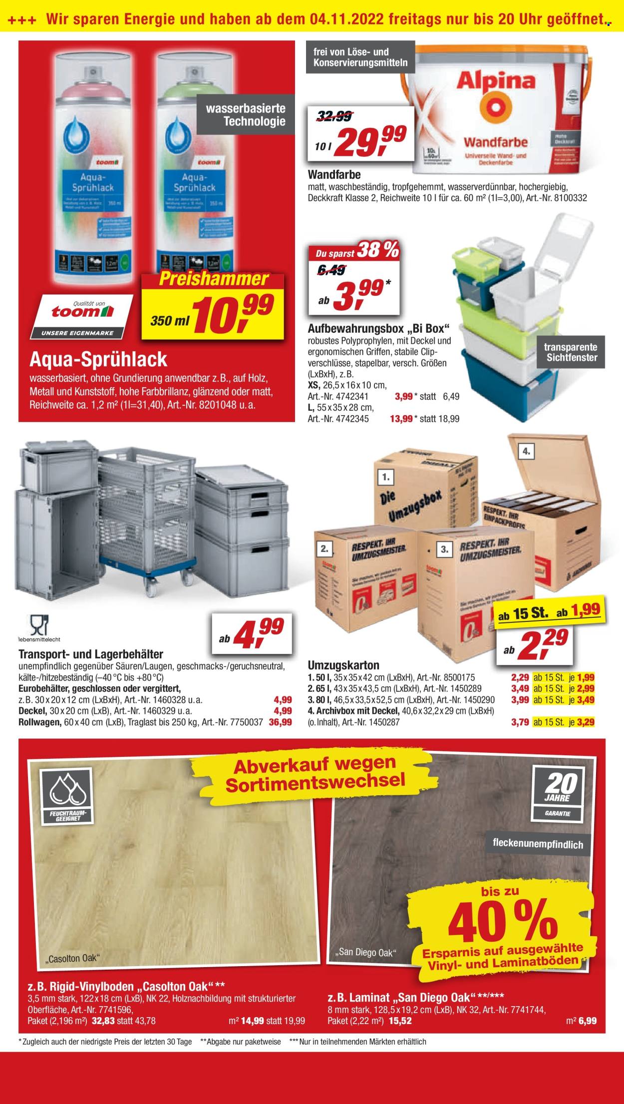 toom Baumarkt Prospekte  - 22.10.2022 - 28.10.2022. Seite 14