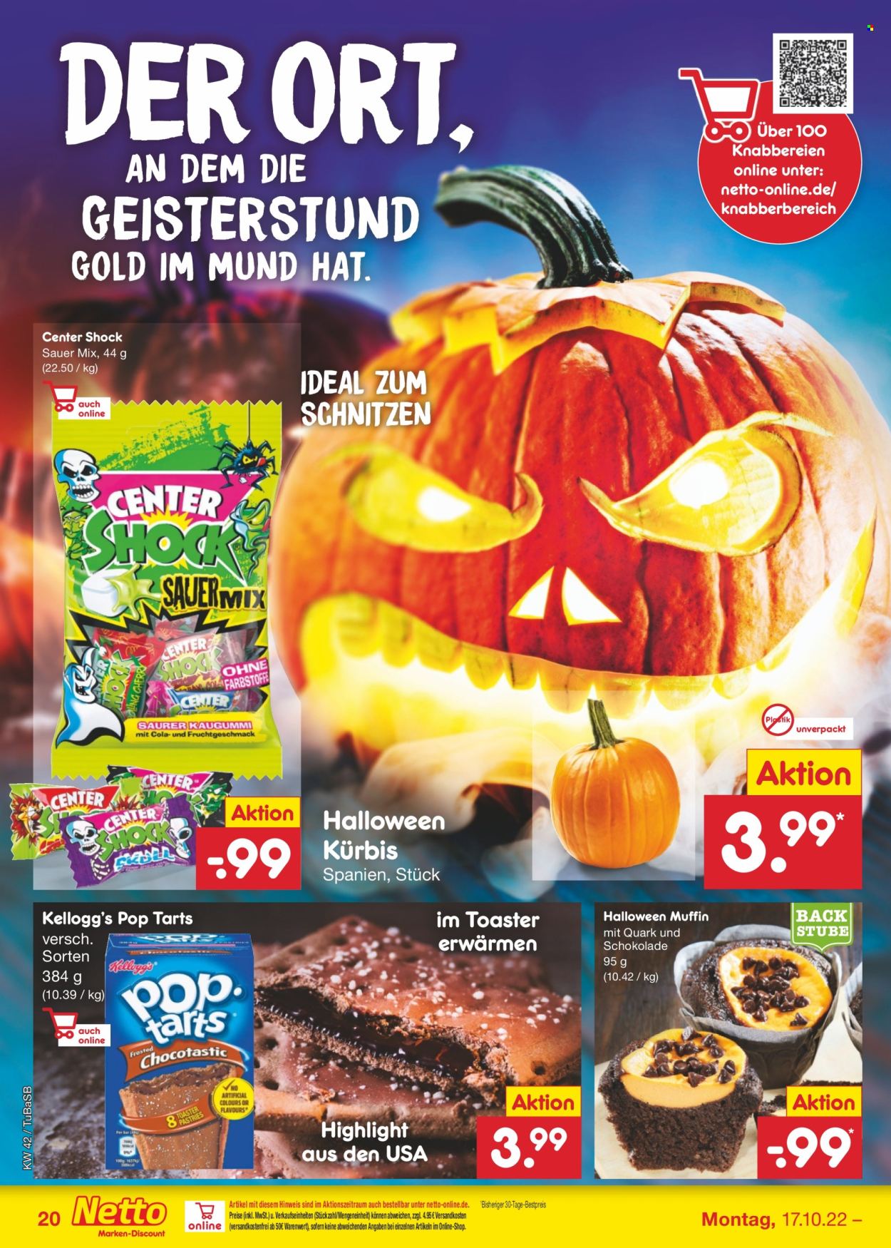 Netto Marken-Discount Prospekte  - 17.10.2022 - 22.10.2022. Seite 20