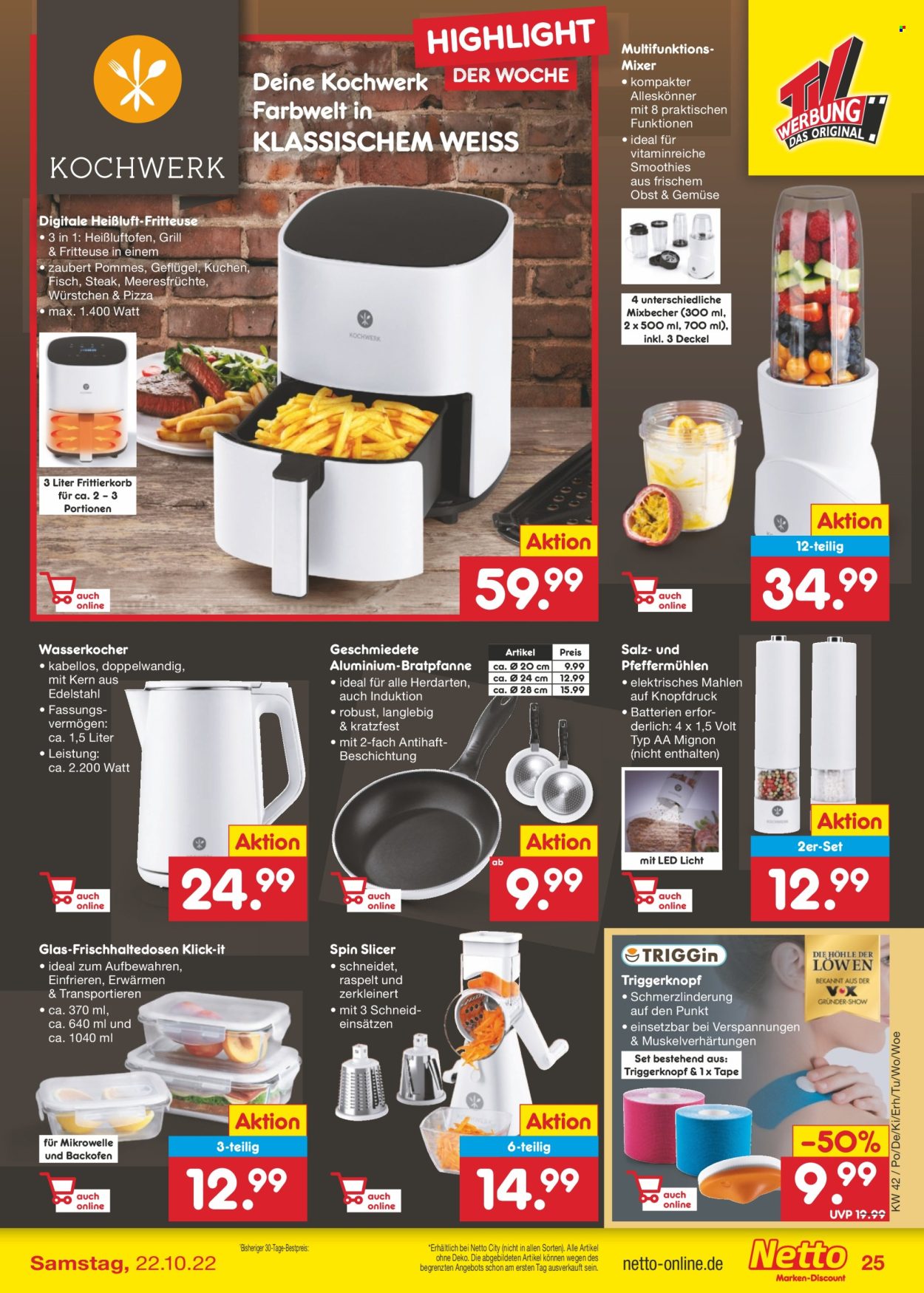 Netto Marken-Discount Prospekte  - 17.10.2022 - 22.10.2022. Seite 25