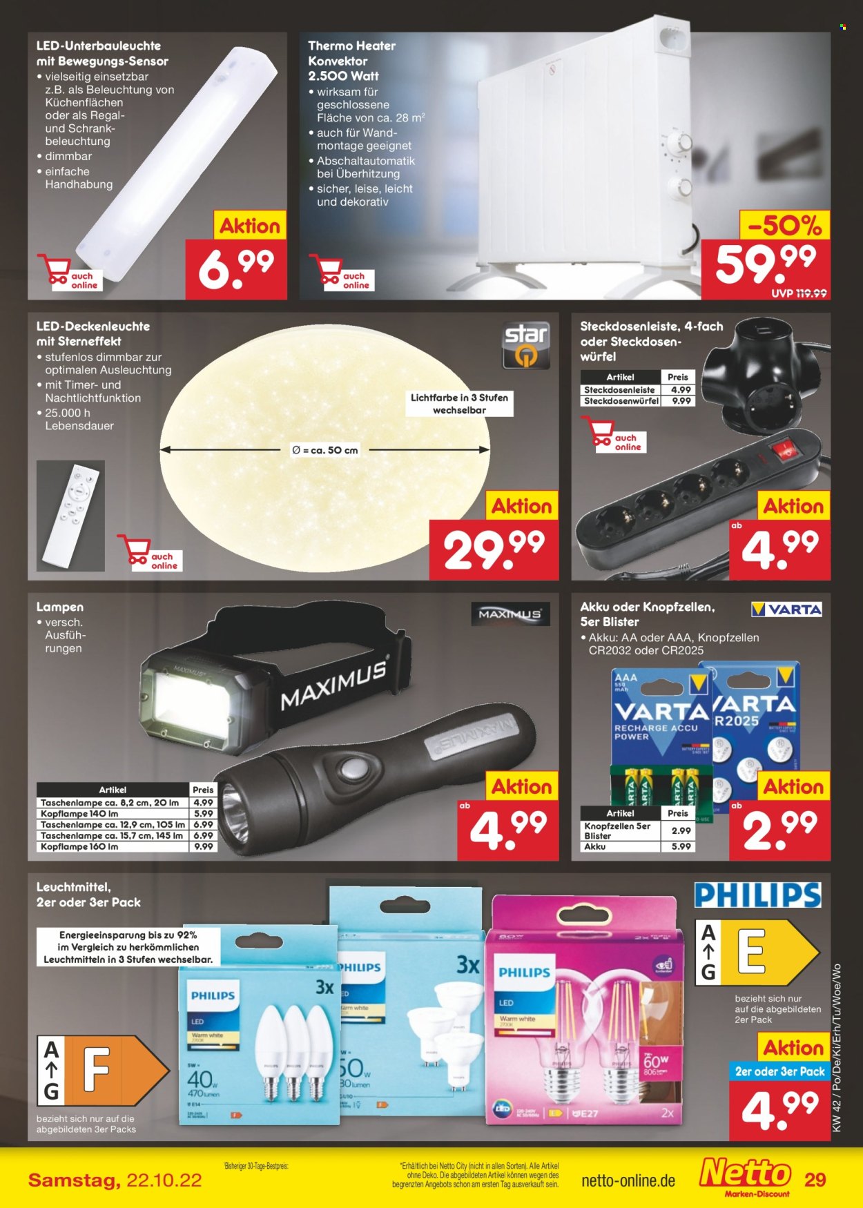 Netto Marken-Discount Prospekte  - 17.10.2022 - 22.10.2022. Seite 29