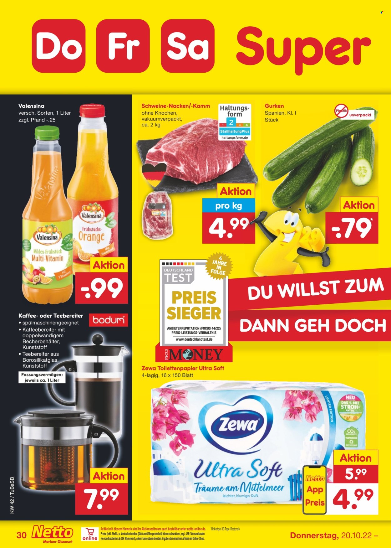 Netto Marken-Discount Prospekte  - 17.10.2022 - 22.10.2022. Seite 30