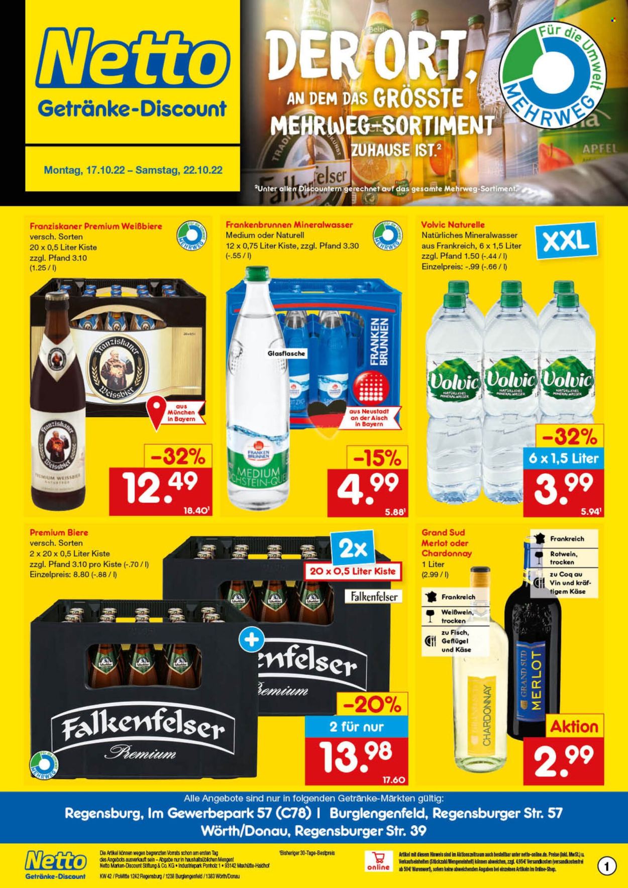 Netto Marken-Discount Prospekte  - 17.10.2022 - 22.10.2022. Seite 1
