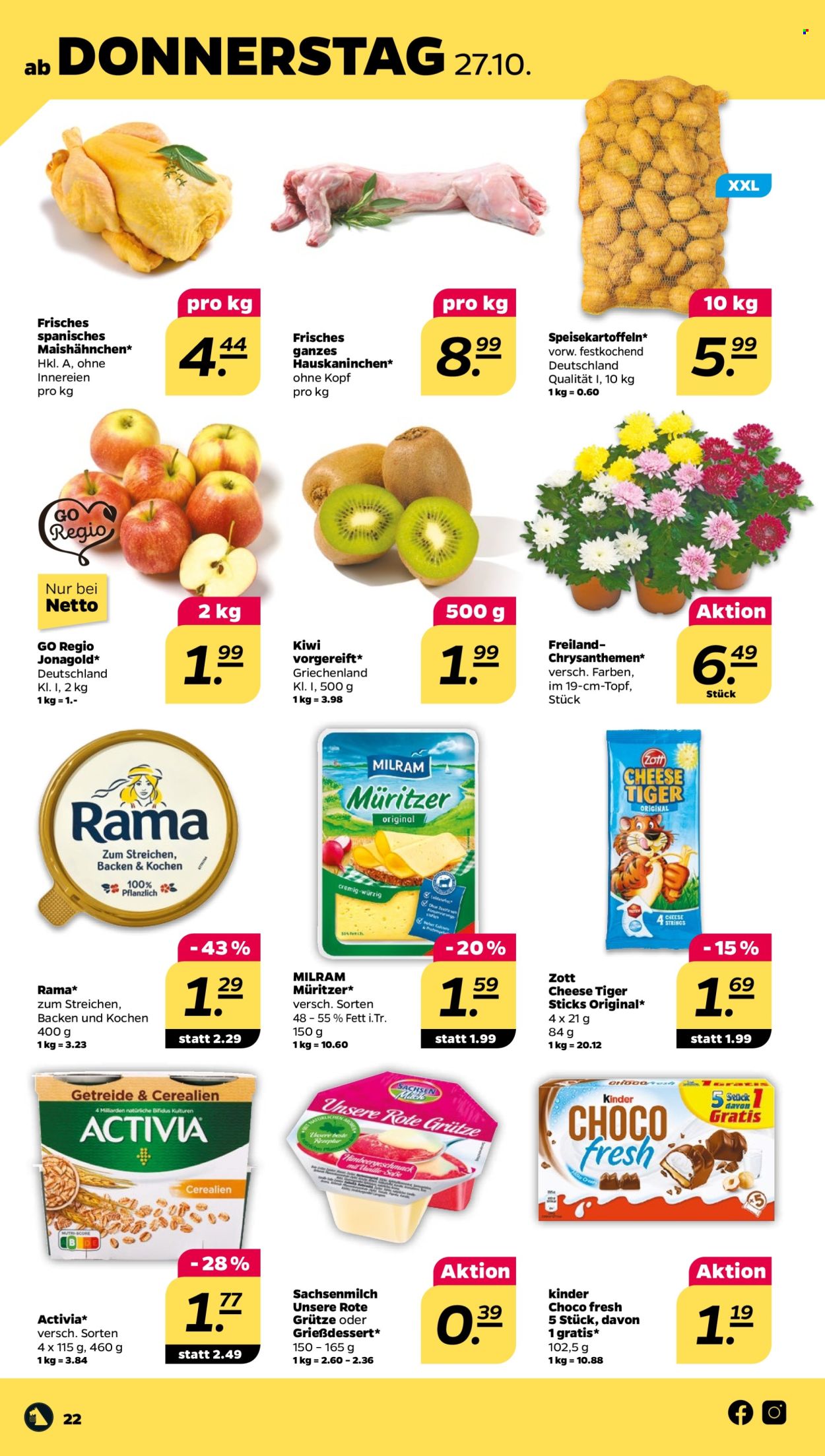 Netto Prospekte  - 24.10.2022 - 29.10.2022. Seite 22