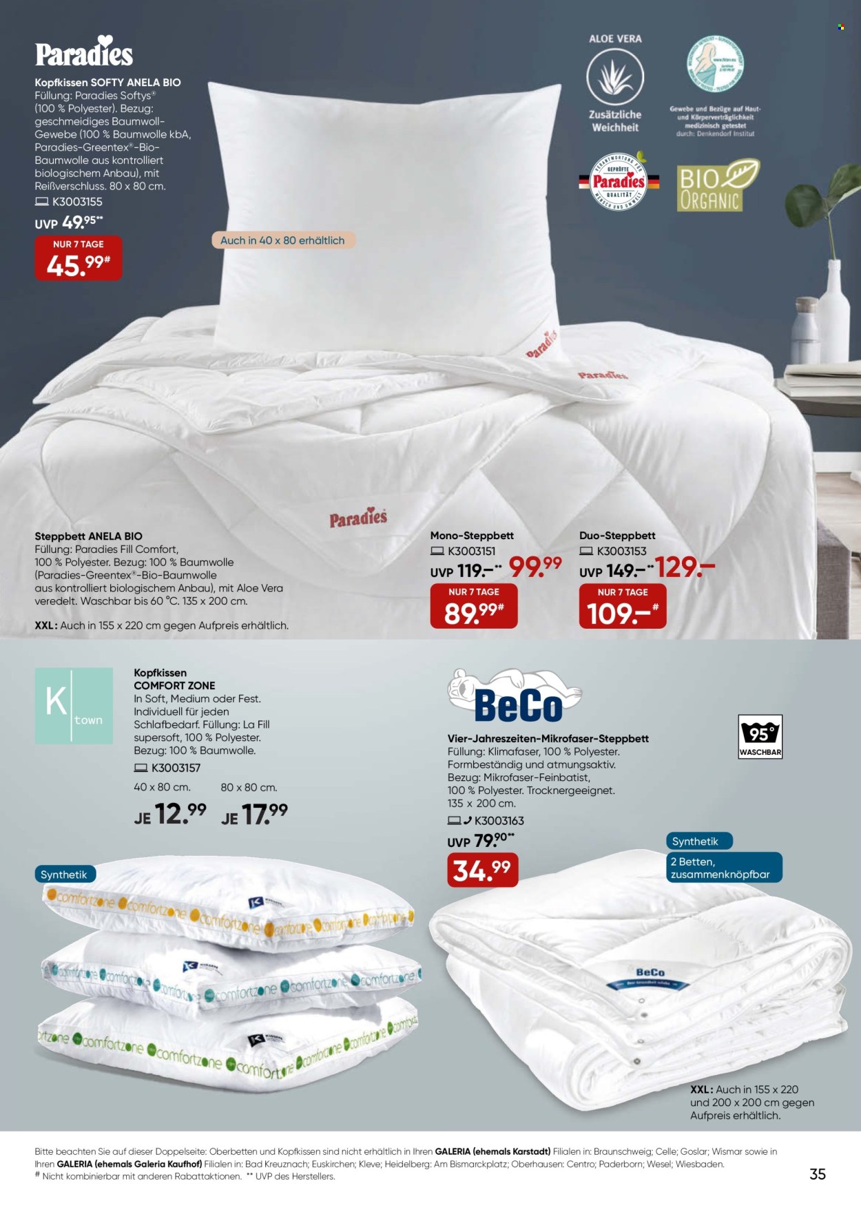 GALERIA Karstadt Kaufhof Prospekte  - 19.10.2022 - 25.10.2022. Seite 35
