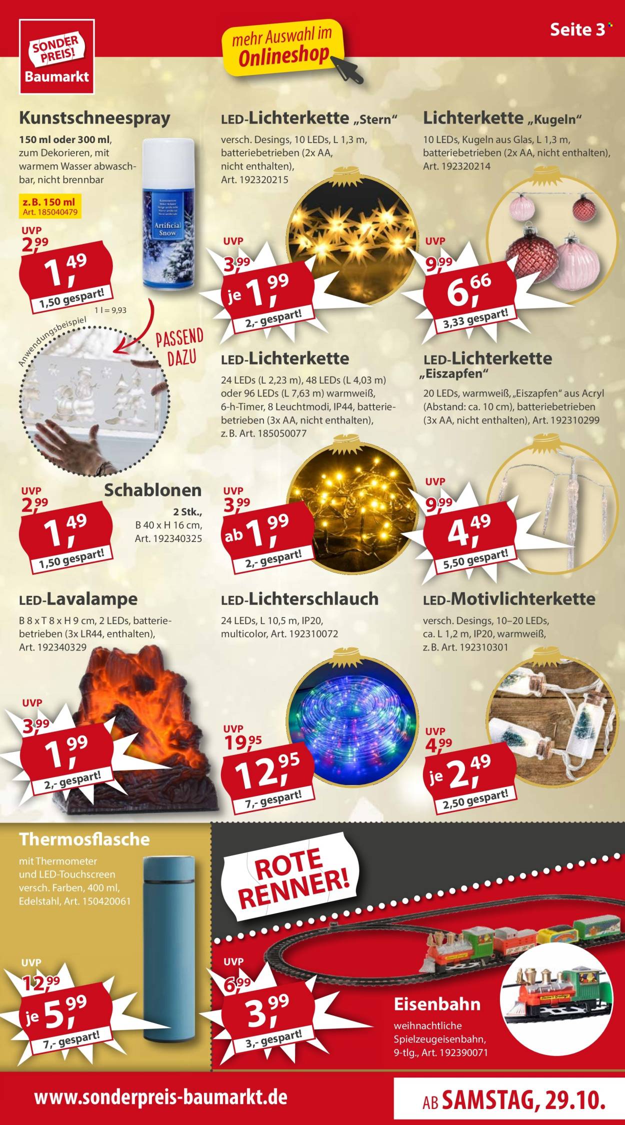 Sonderpreis-Baumarkt Prospekte  - 29.10.2022 - 4.11.2022. Seite 3