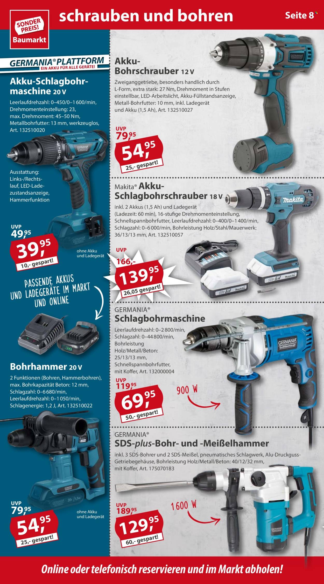 Sonderpreis-Baumarkt Prospekte  - 29.10.2022 - 4.11.2022. Seite 8
