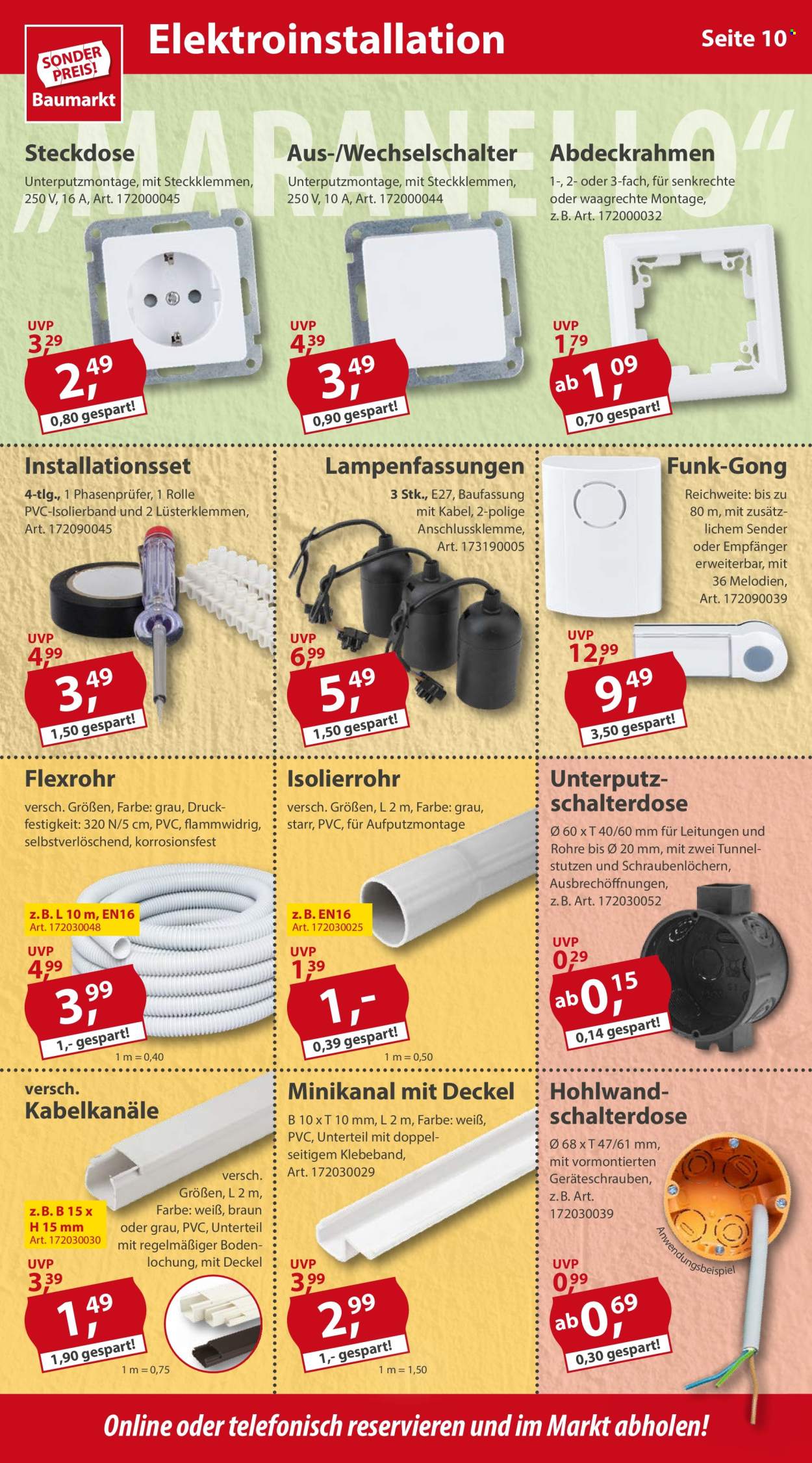 Sonderpreis-Baumarkt Prospekte  - 29.10.2022 - 4.11.2022. Seite 10
