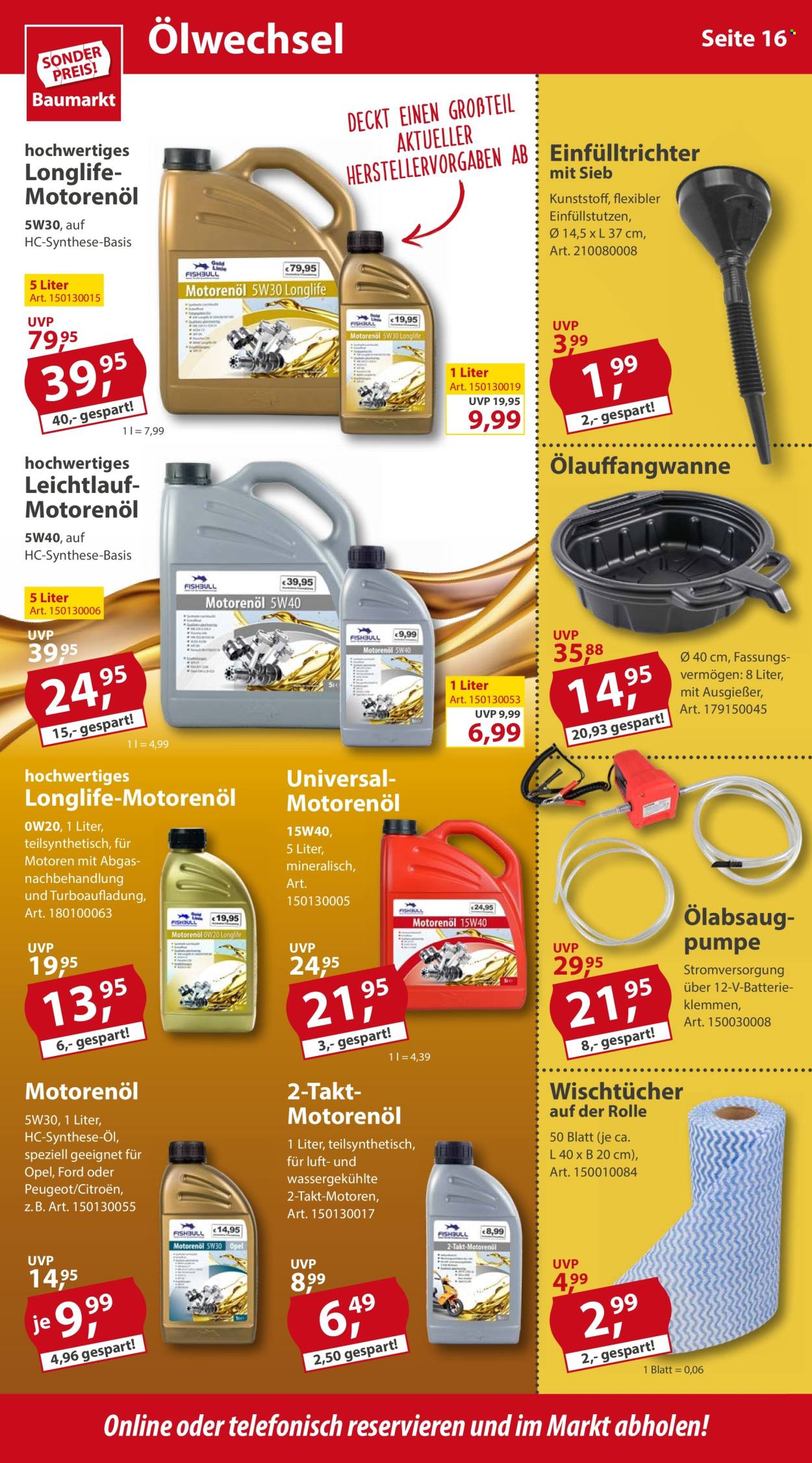 Sonderpreis-Baumarkt Prospekte  - 29.10.2022 - 4.11.2022. Seite 16