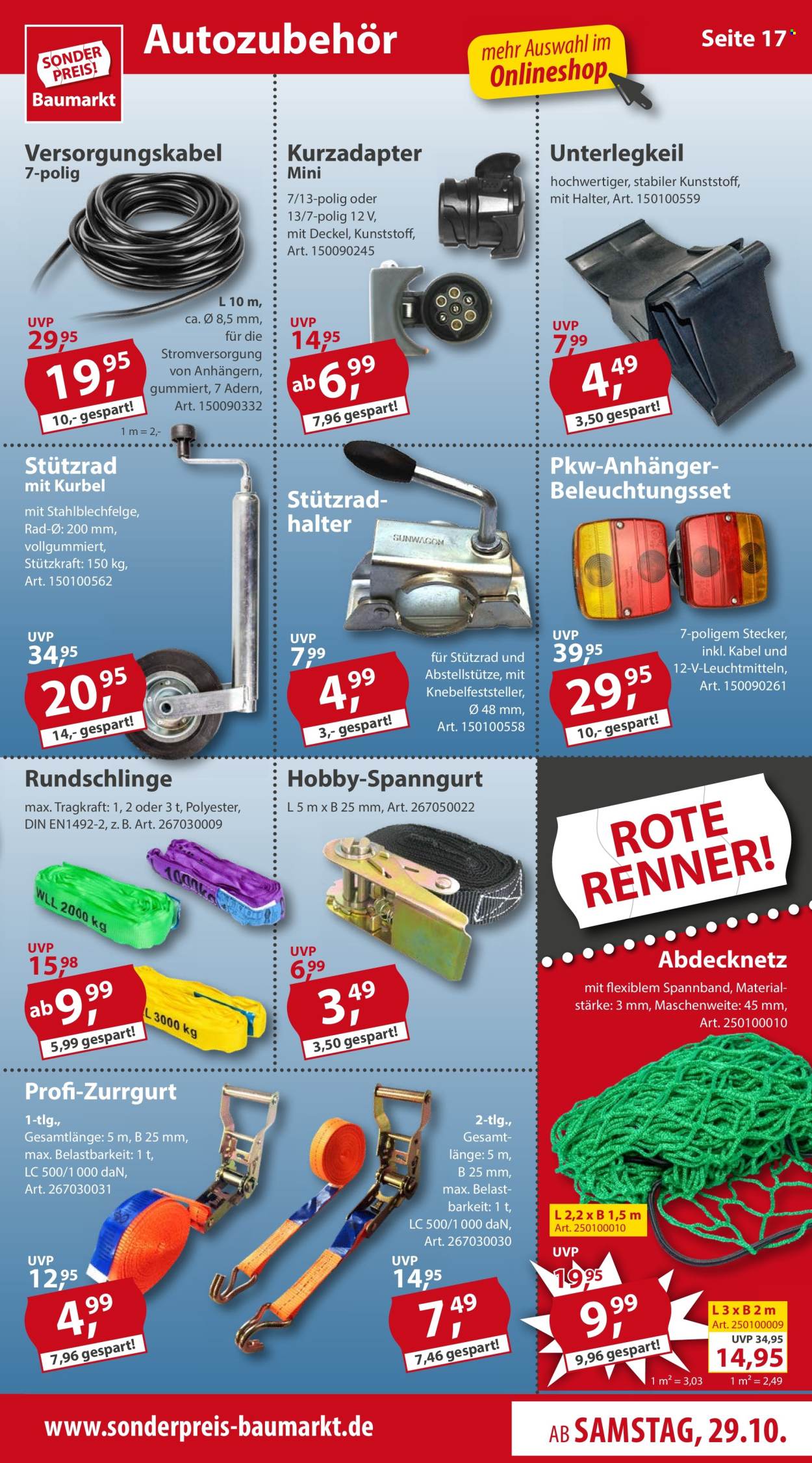 Sonderpreis-Baumarkt Prospekte  - 29.10.2022 - 4.11.2022. Seite 17