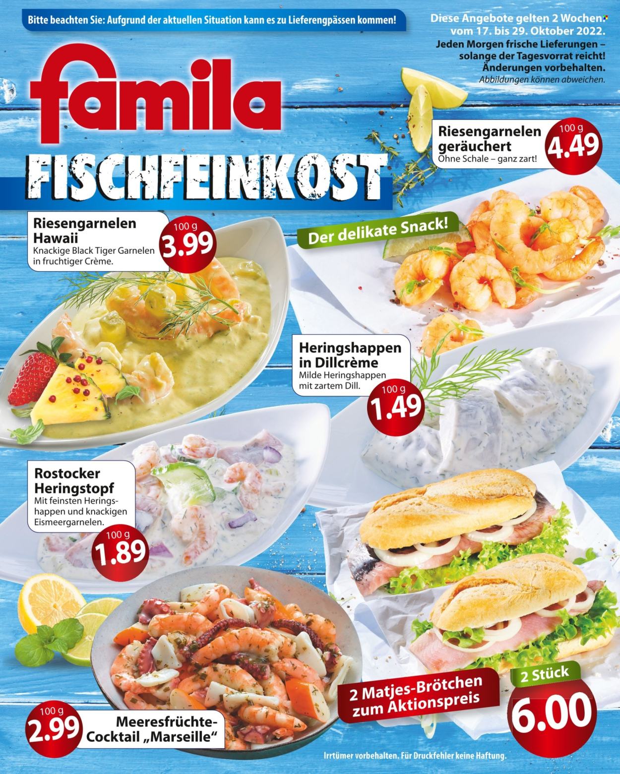 famila Prospekte  - 17.10.2022 - 29.10.2022. Seite 2