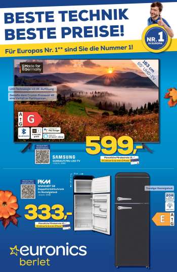 Prospekte Euronics - 22.10.2022 - 28.10.2022.