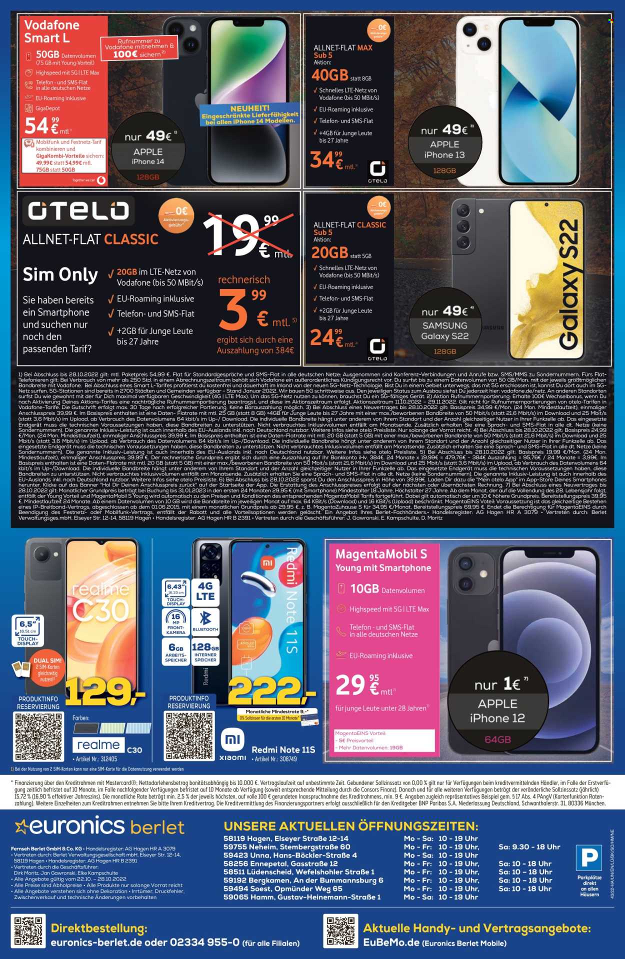 Euronics Prospekte  - 22.10.2022 - 28.10.2022. Seite 10