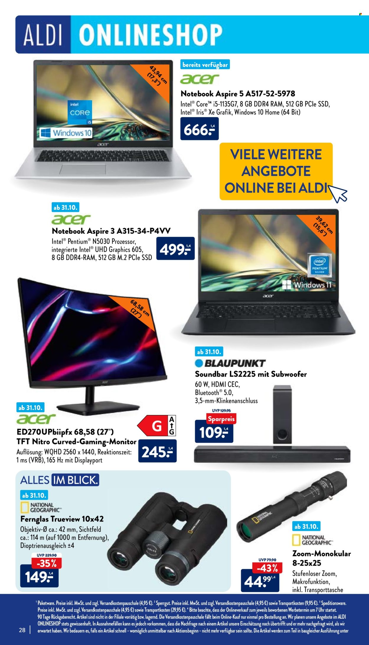 ALDI Nord Prospekte  - 1.11.2022 - 5.11.2022. Seite 28