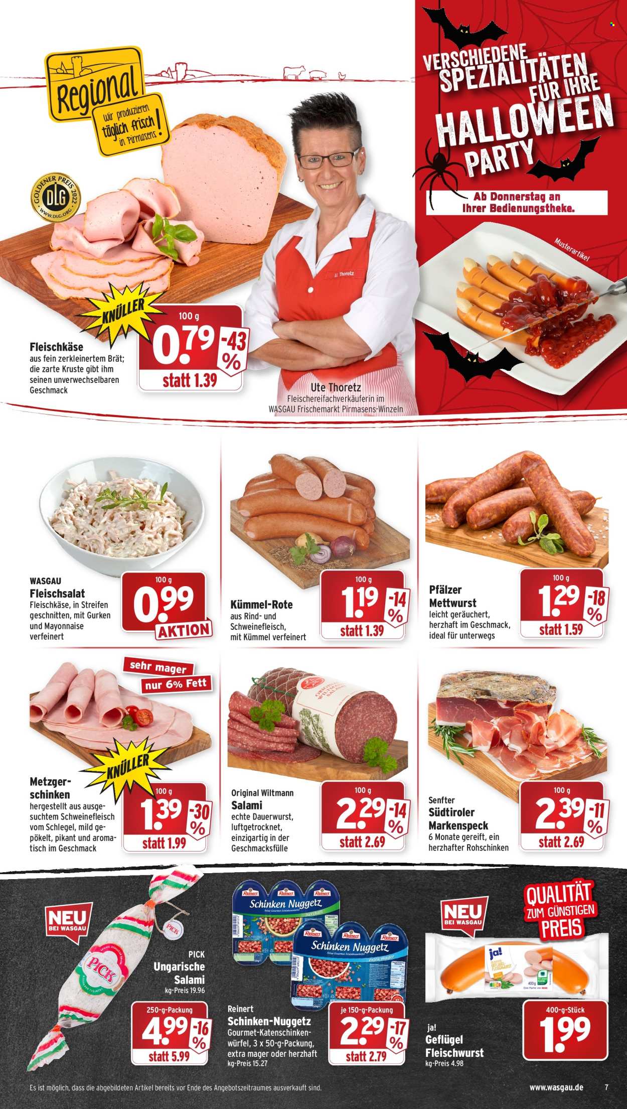 Wasgau Prospekte  - 24.10.2022 - 29.10.2022. Seite 7