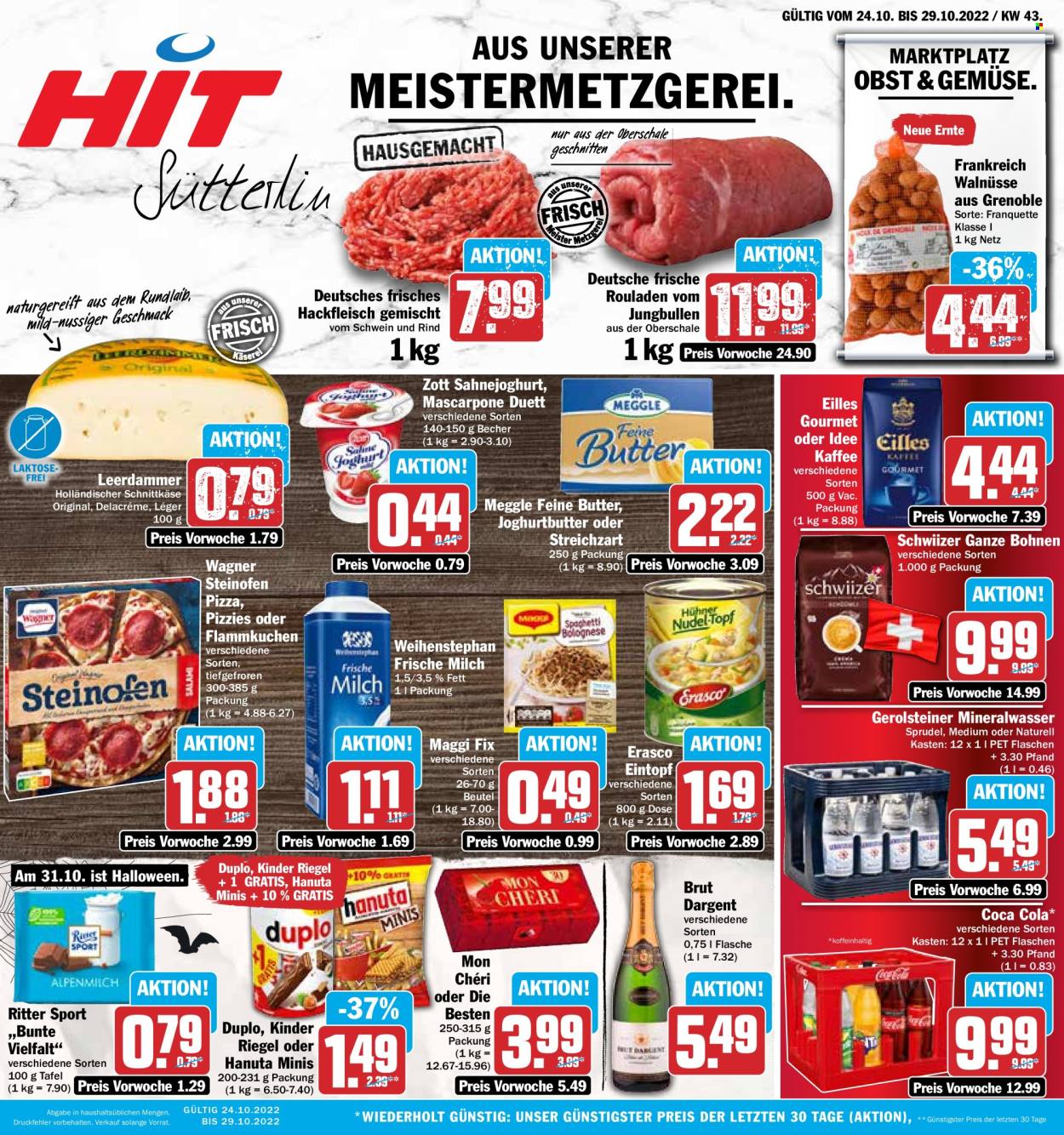 Hit Prospekte  - 24.10.2022 - 29.10.2022. Seite 1
