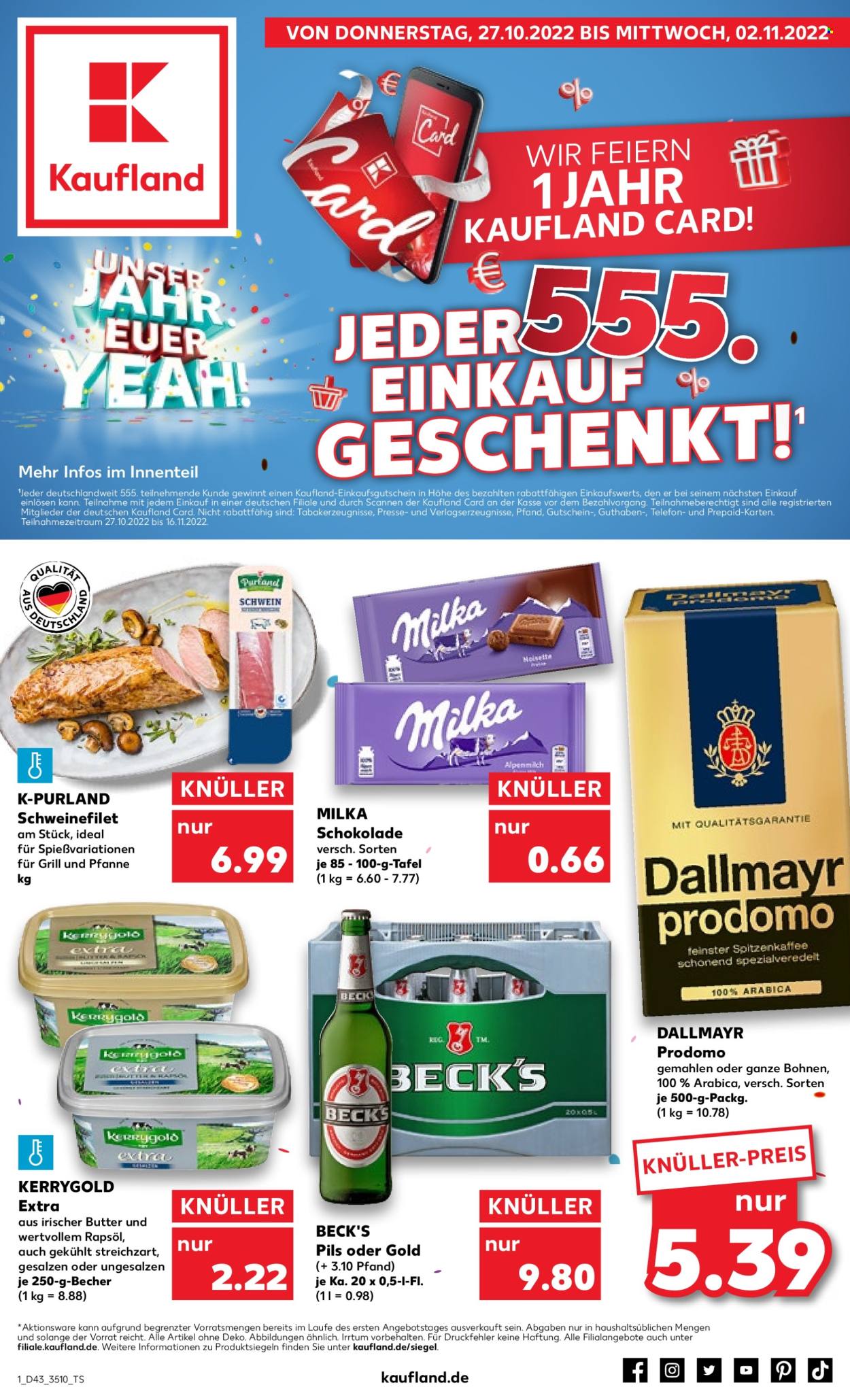 Kaufland Prospekte  - 27.10.2022 - 2.11.2022. Seite 1