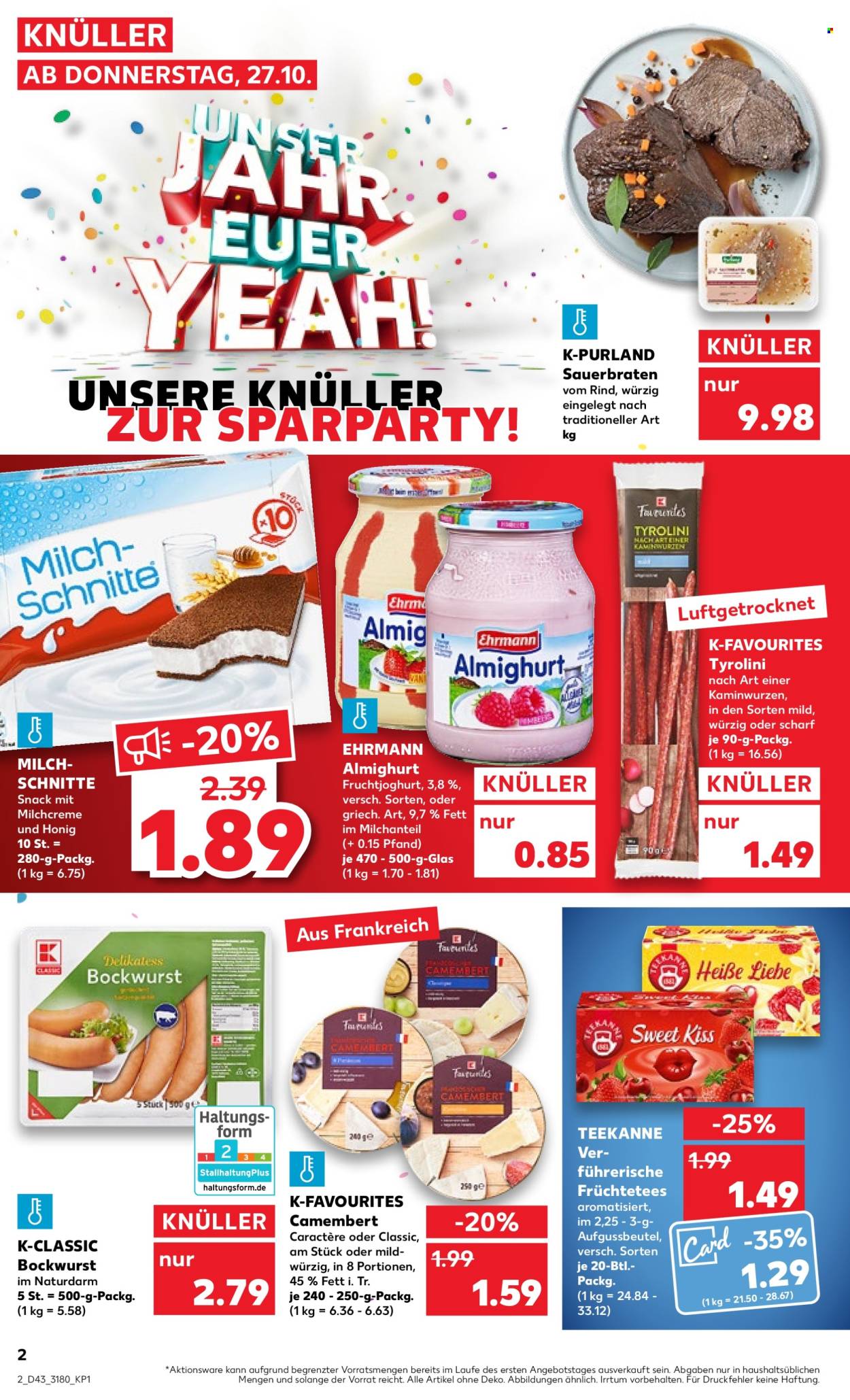 Kaufland Prospekte  - 27.10.2022 - 2.11.2022. Seite 2