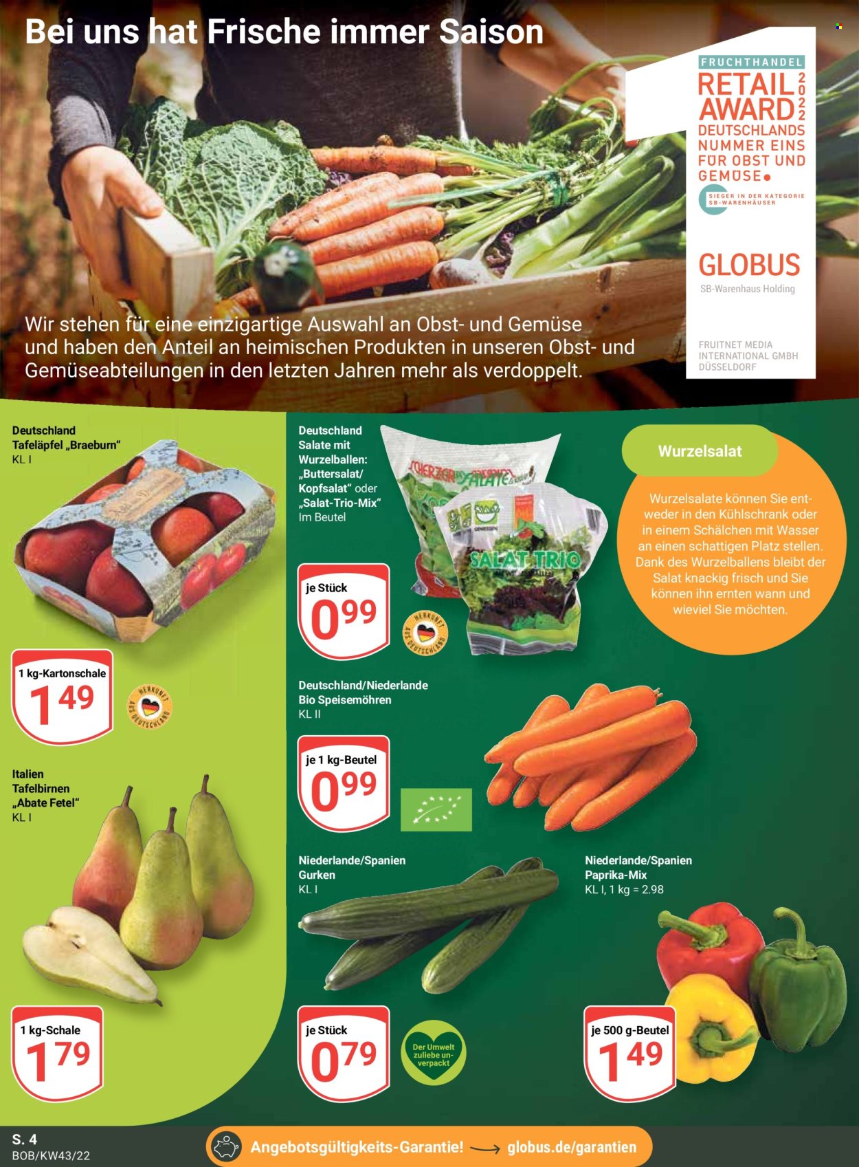 Globus Prospekte  - 24.10.2022 - 29.10.2022. Seite 4