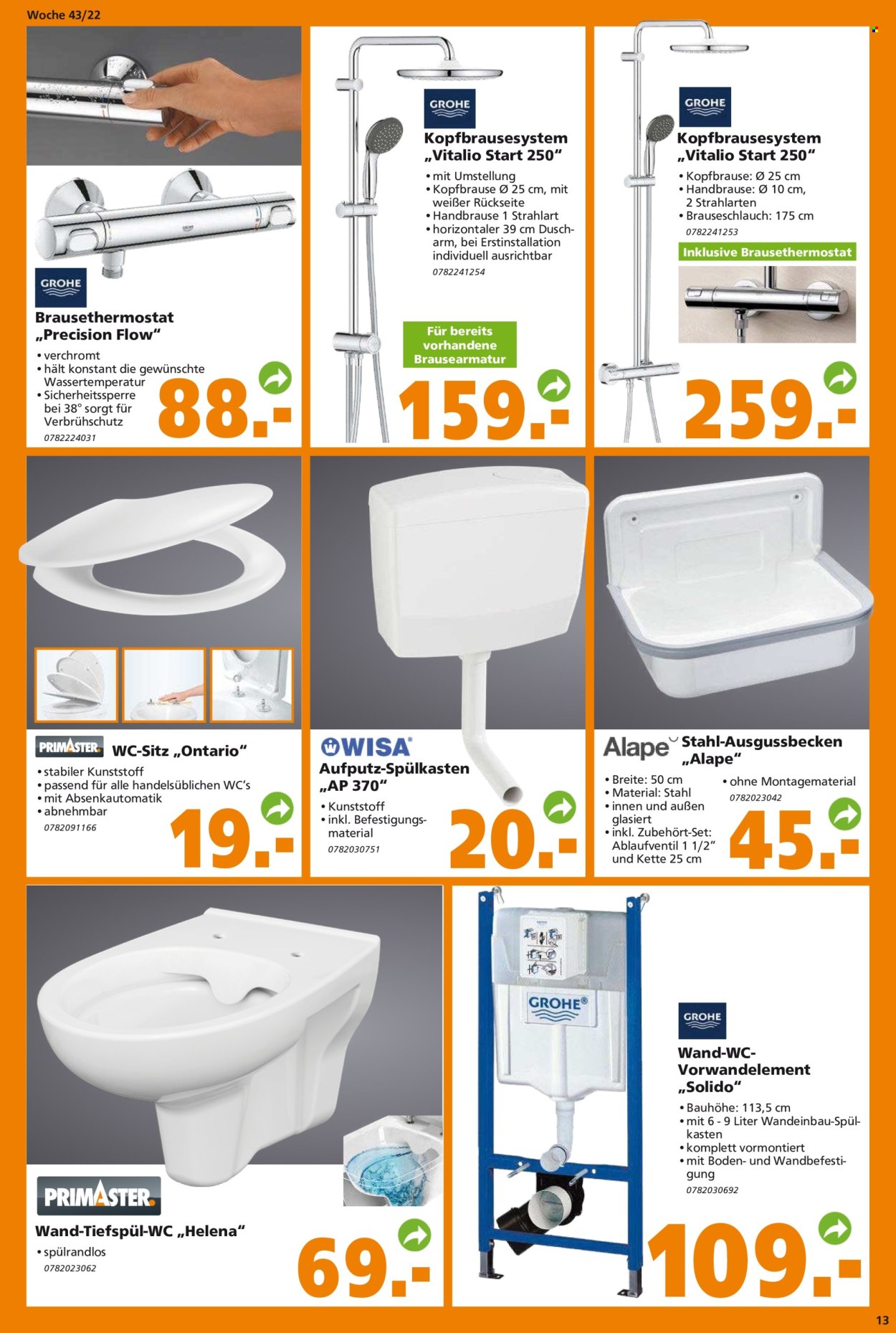 Globus Baumarkt Prospekte  - 24.10.2022 - 29.10.2022. Seite 13