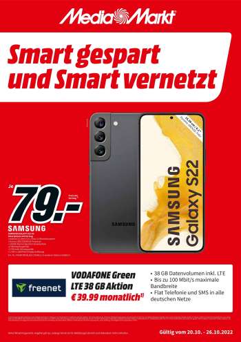 Prospekte MediaMarkt - 20.10.2022 - 26.10.2022.