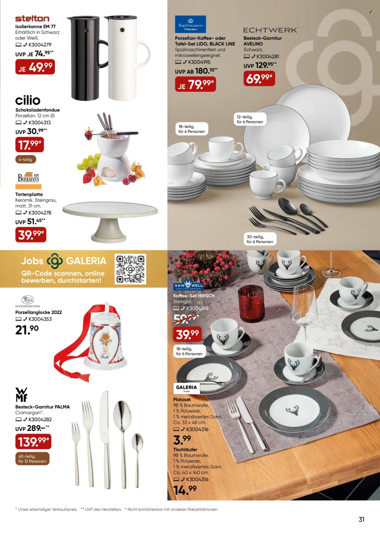 GALERIA Karstadt Kaufhof Prospekte  - 26.10.2022 - 1.11.2022. Seite 31