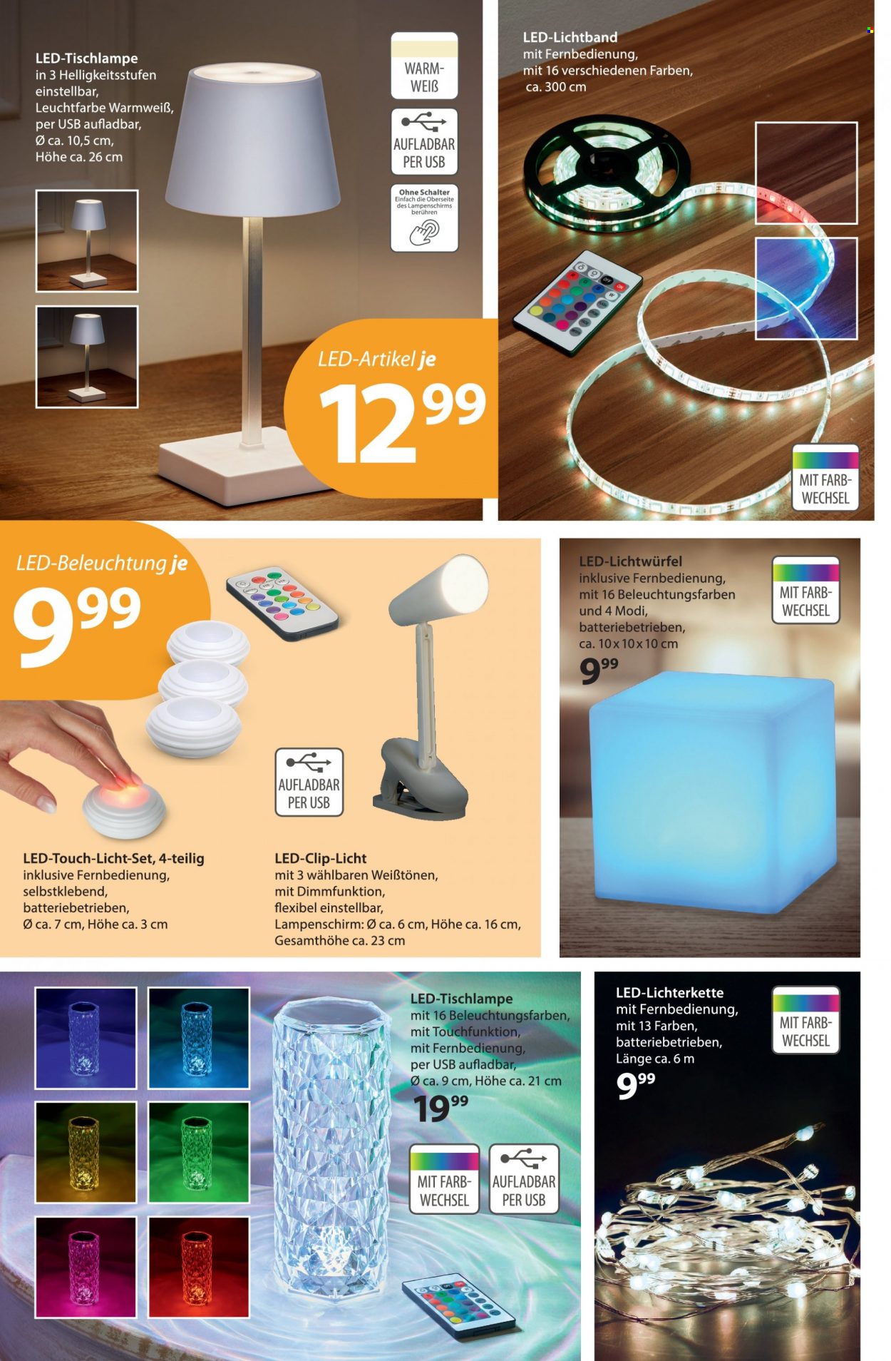 thumbnail - Prospekte NKD - 26.10.2022 - 3.05.2023 - Produkte in Aktion - Lampenschirm, Lichterkette, Tischlampe. Seite 12.