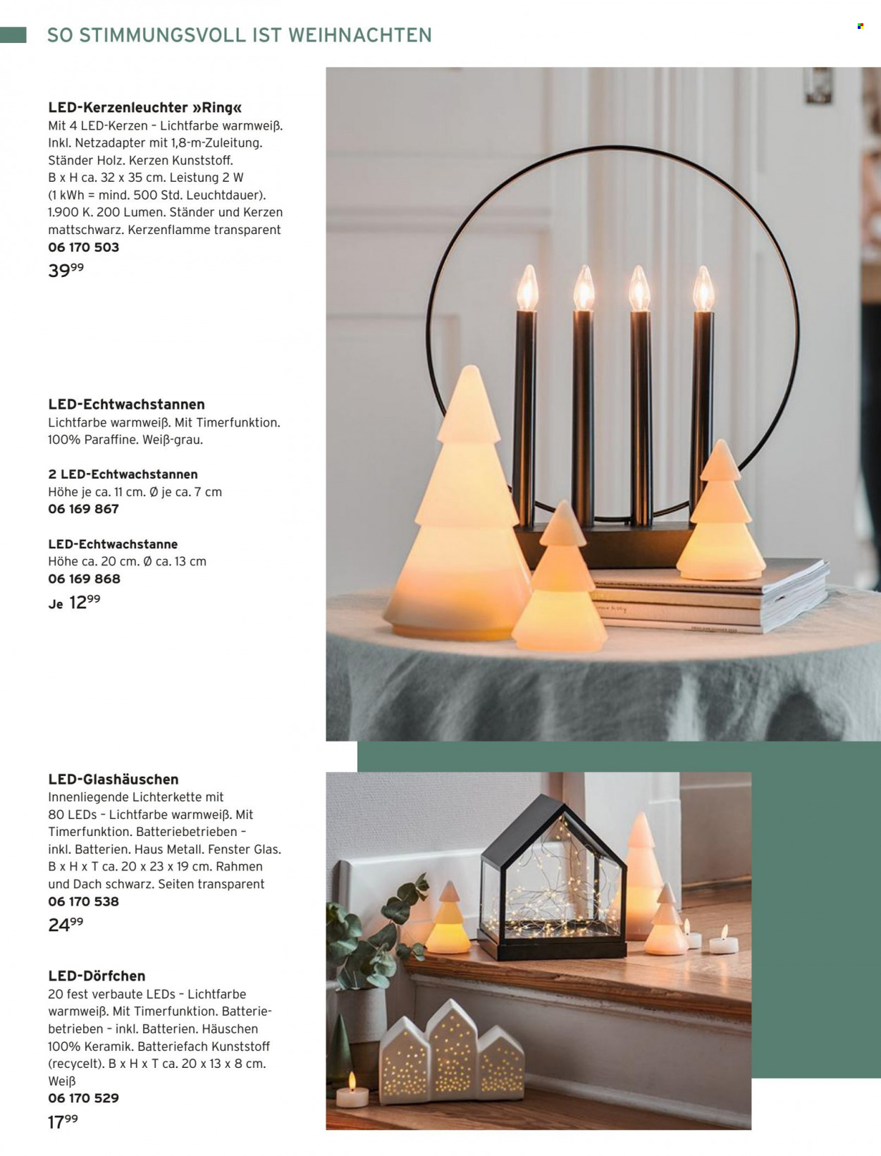 thumbnail - Prospekte Tchibo - 1.11.2022 - 30.11.2022 - Produkte in Aktion - Kerze, Lichterkette, Kerzenleuchter. Seite 26.