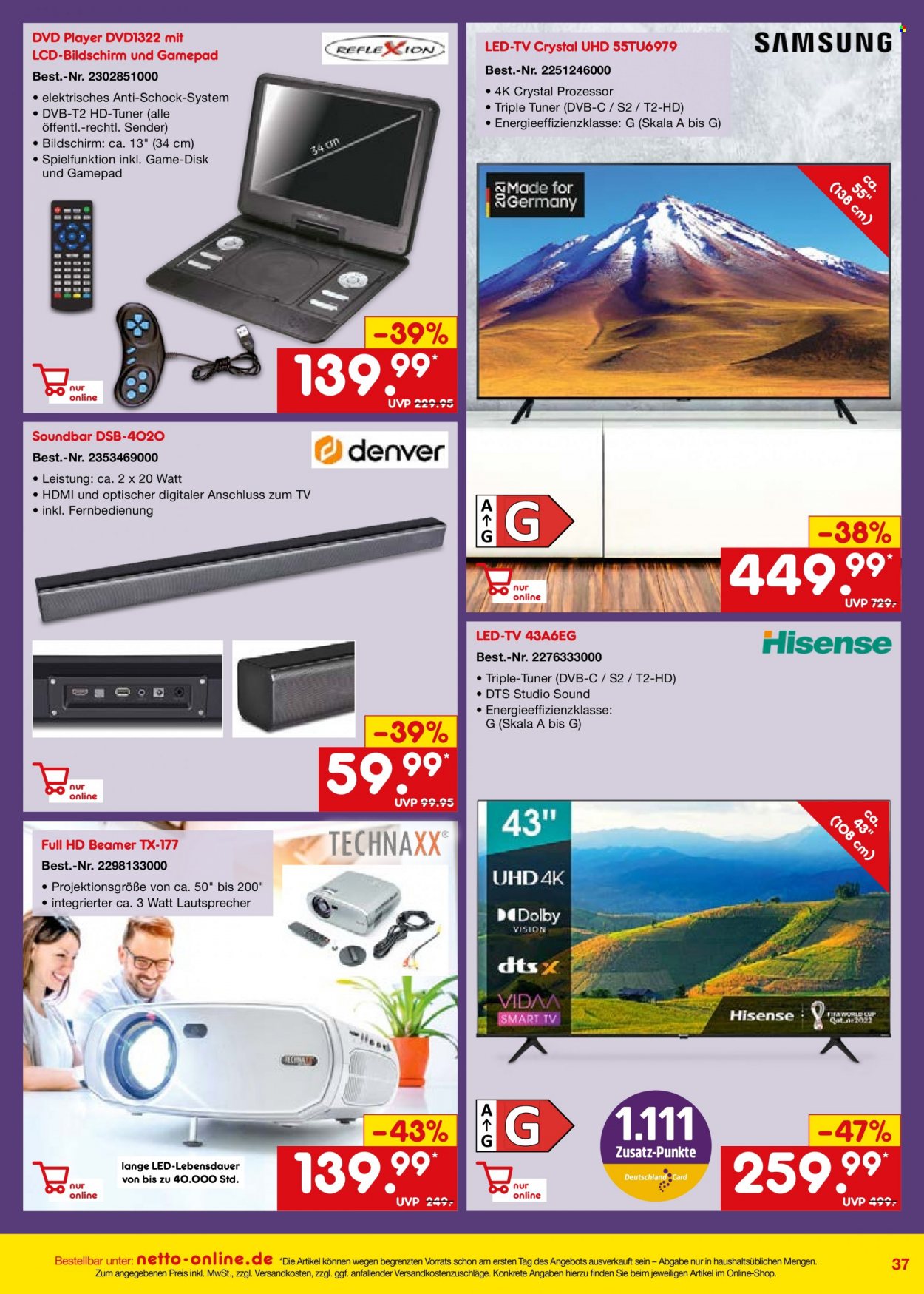 Netto Marken-Discount Prospekte  - 27.10.2022 - 30.11.2022. Seite 37