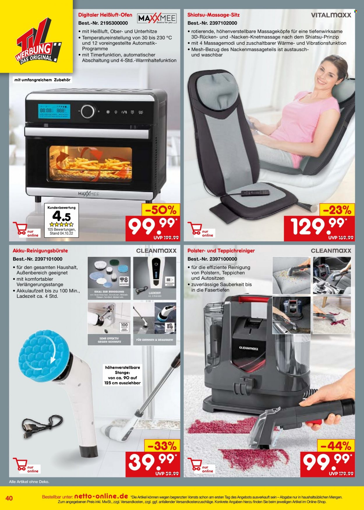 Netto Marken-Discount Prospekte  - 27.10.2022 - 30.11.2022. Seite 40
