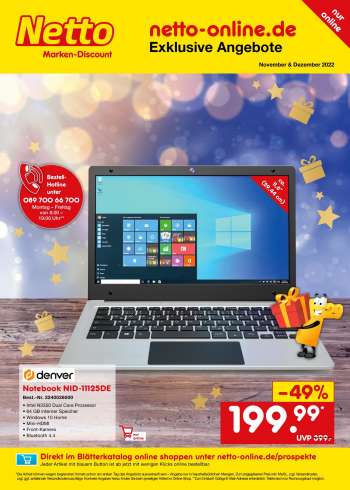 Prospekte Netto Marken-Discount - 4.11.2022 - 31.12.2022.