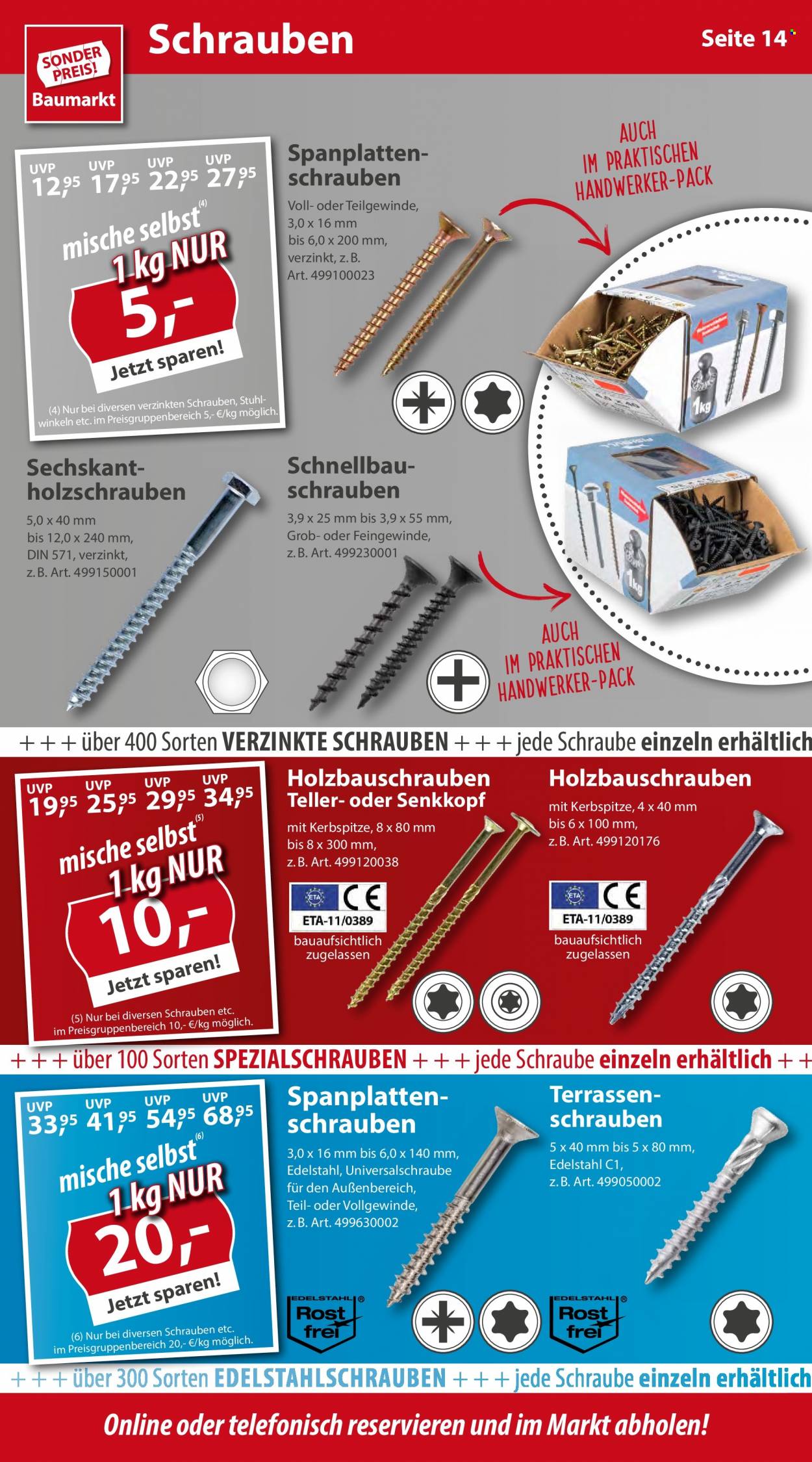 Sonderpreis-Baumarkt Prospekte  - 5.11.2022 - 11.11.2022. Seite 14