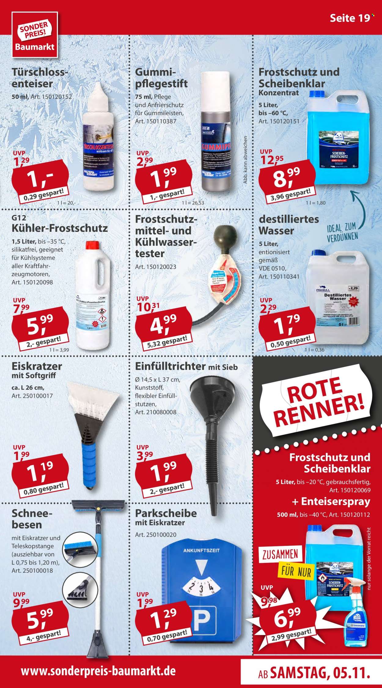 Sonderpreis-Baumarkt Prospekte  - 5.11.2022 - 11.11.2022. Seite 19
