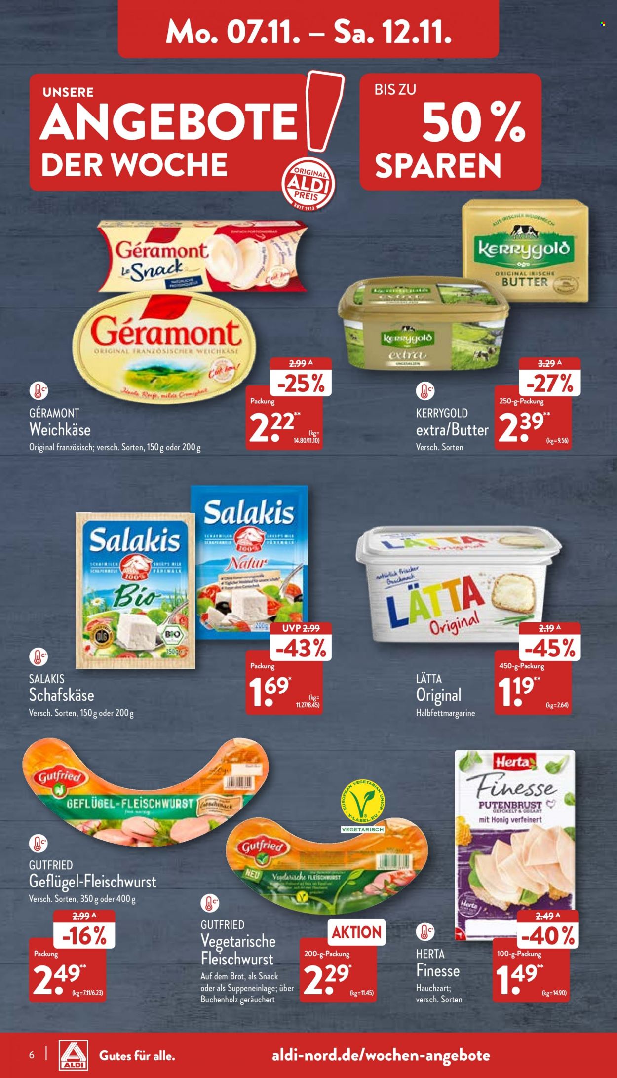 ALDI Nord Prospekte  - 7.11.2022 - 12.11.2022. Seite 6