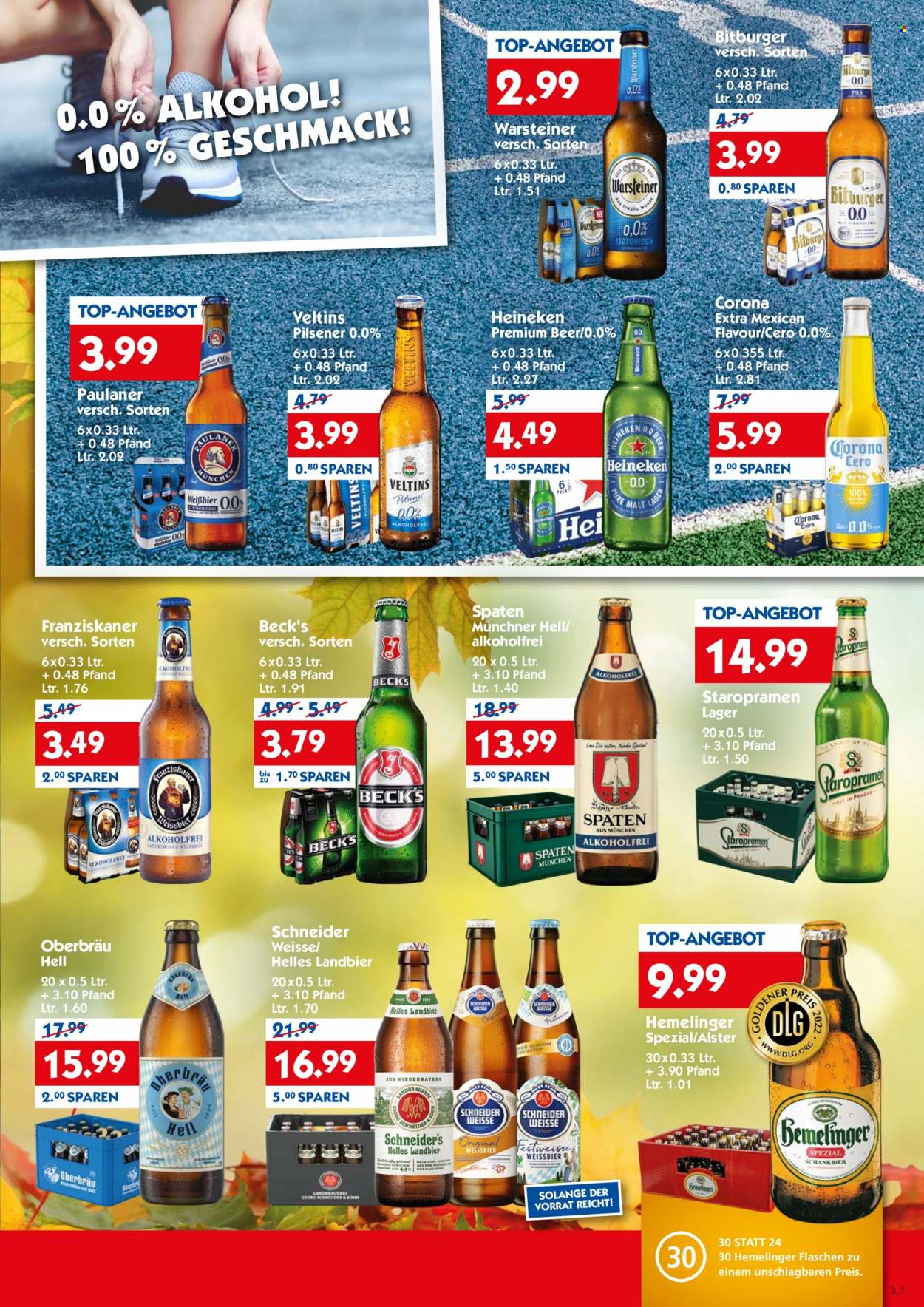 Hol'ab! Getränkemarkt Prospekte  - 31.10.2022 - 5.11.2022. Seite 3