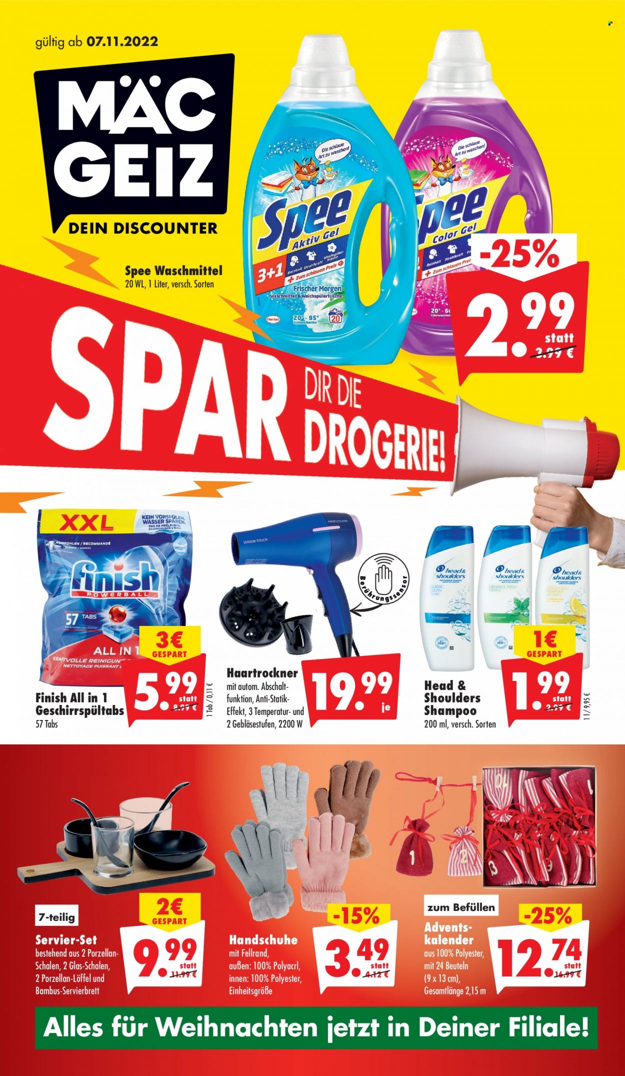 Mäc-Geiz Prospekte  - 7.11.2022 - 13.11.2022. Seite 1