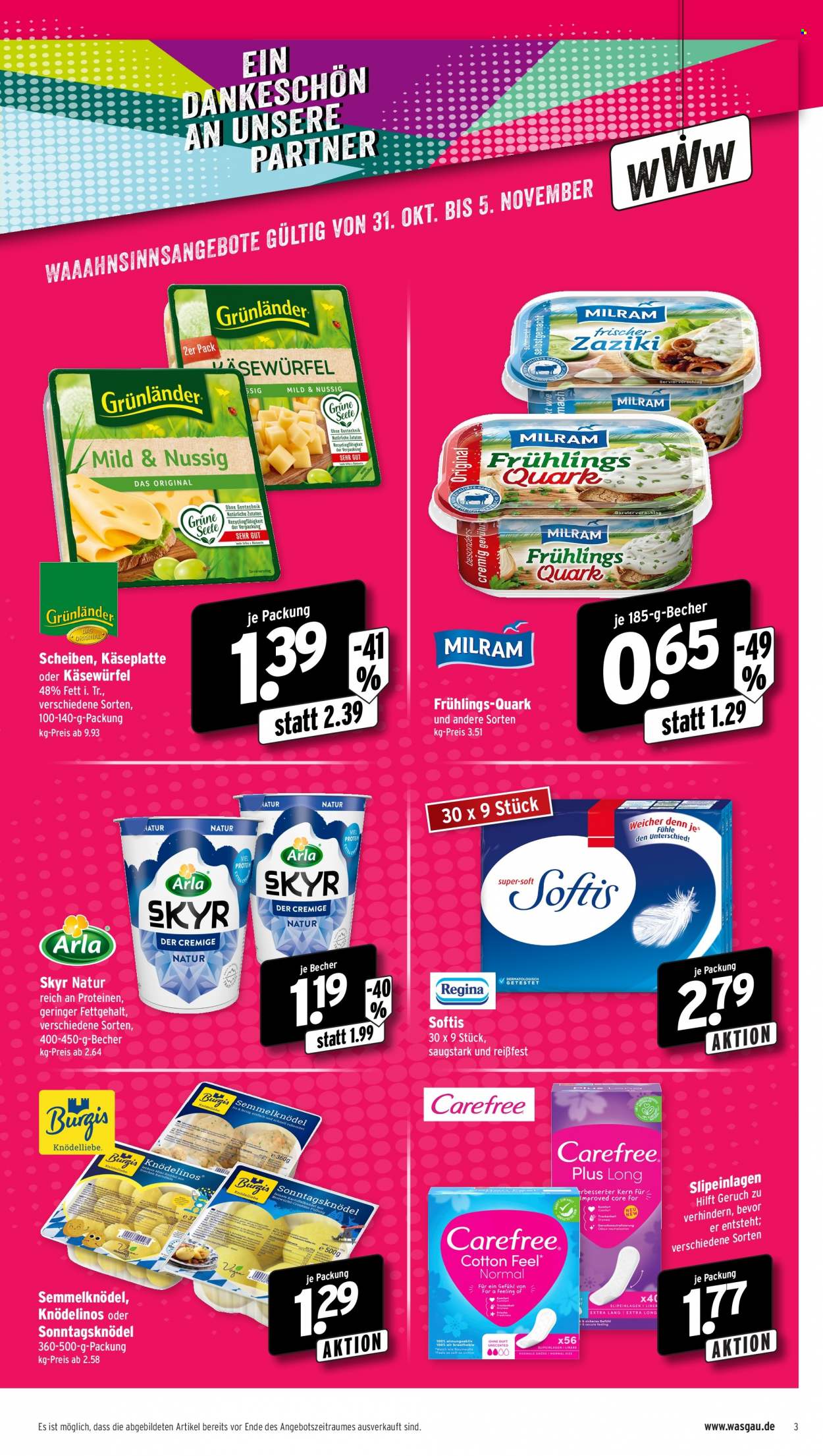 Wasgau Prospekte  - 31.10.2022 - 5.11.2022. Seite 3