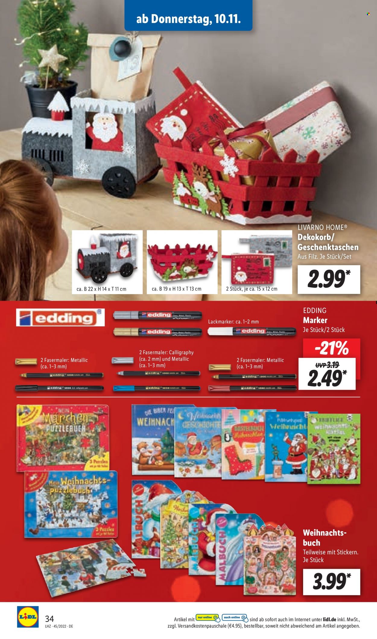 Lidl Prospekte  - 7.11.2022 - 12.11.2022. Seite 34