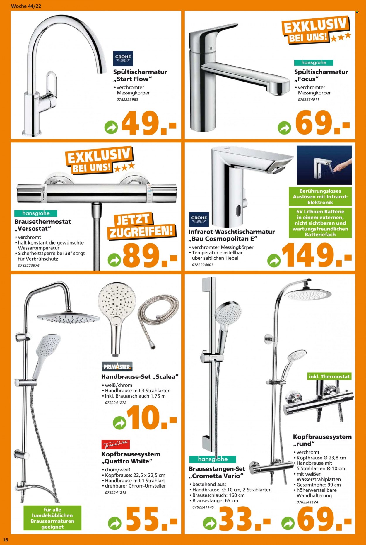Globus Baumarkt Prospekte  - 31.10.2022 - 5.11.2022. Seite 16