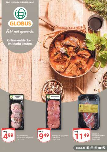 Prospekte Globus - 31.10.2022 - 5.11.2022.