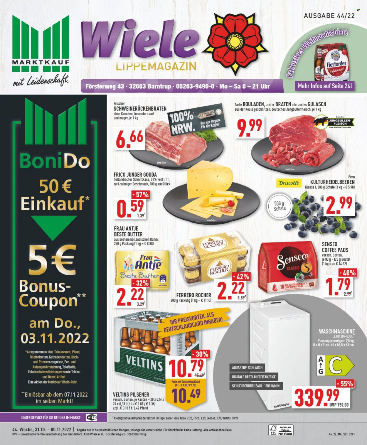Marktkauf Prospekte  - 31.10.2022 - 5.11.2022. Seite 1