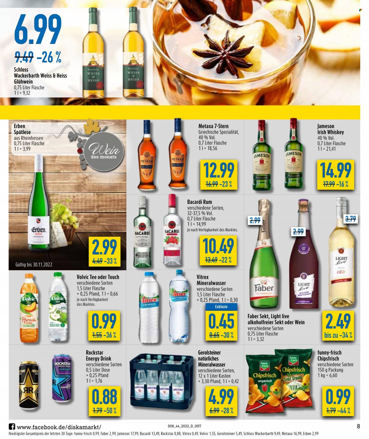 Diska Prospekte  - 1.11.2022 - 5.11.2022. Seite 8