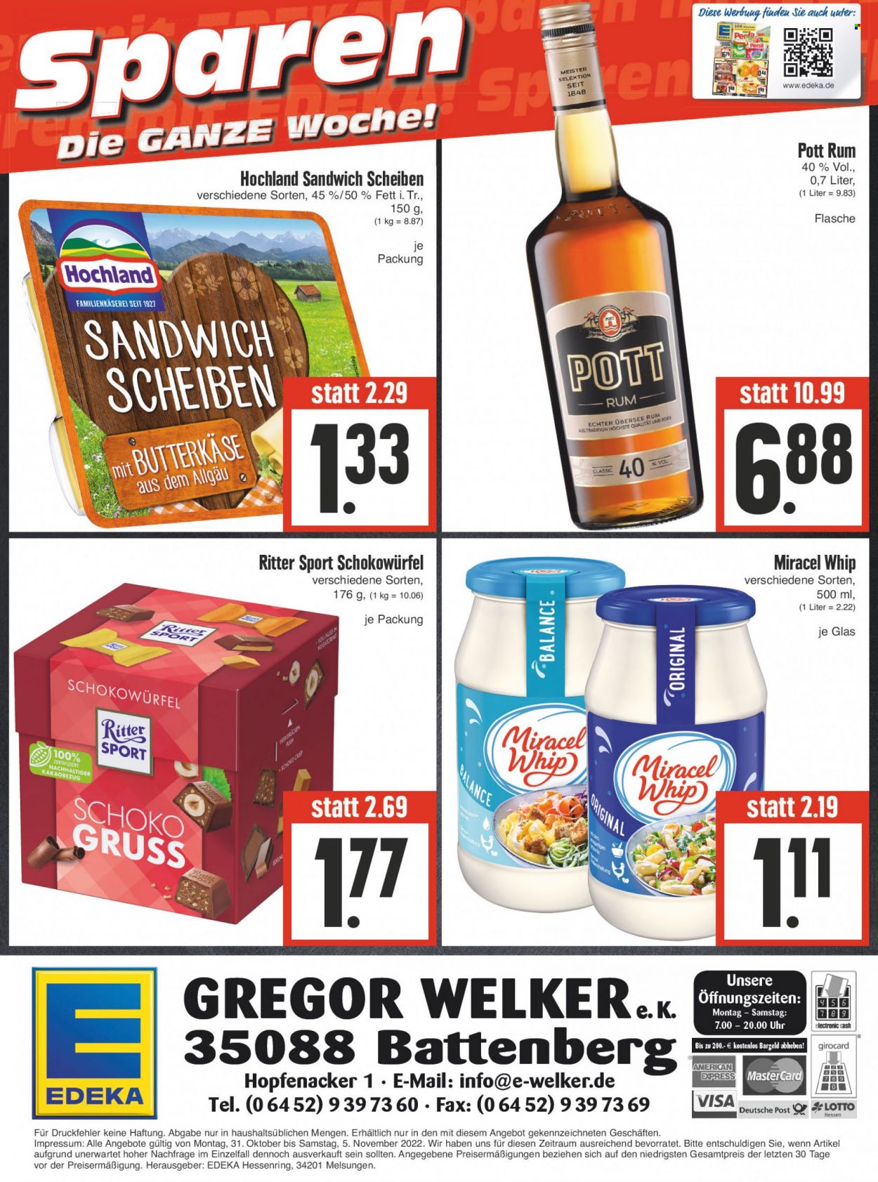 Edeka Prospekte  - 31.10.2022 - 5.11.2022. Seite 16