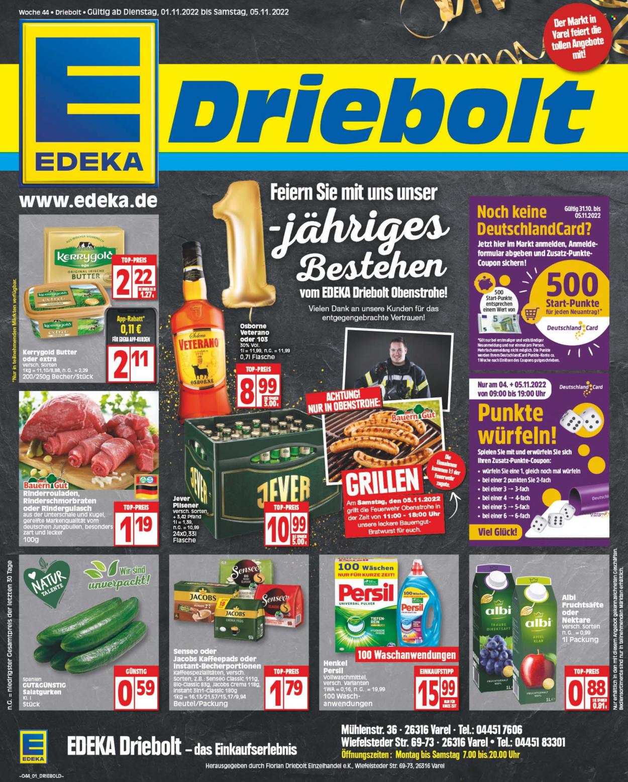 Edeka Prospekte  - 31.10.2022 - 5.11.2022. Seite 1