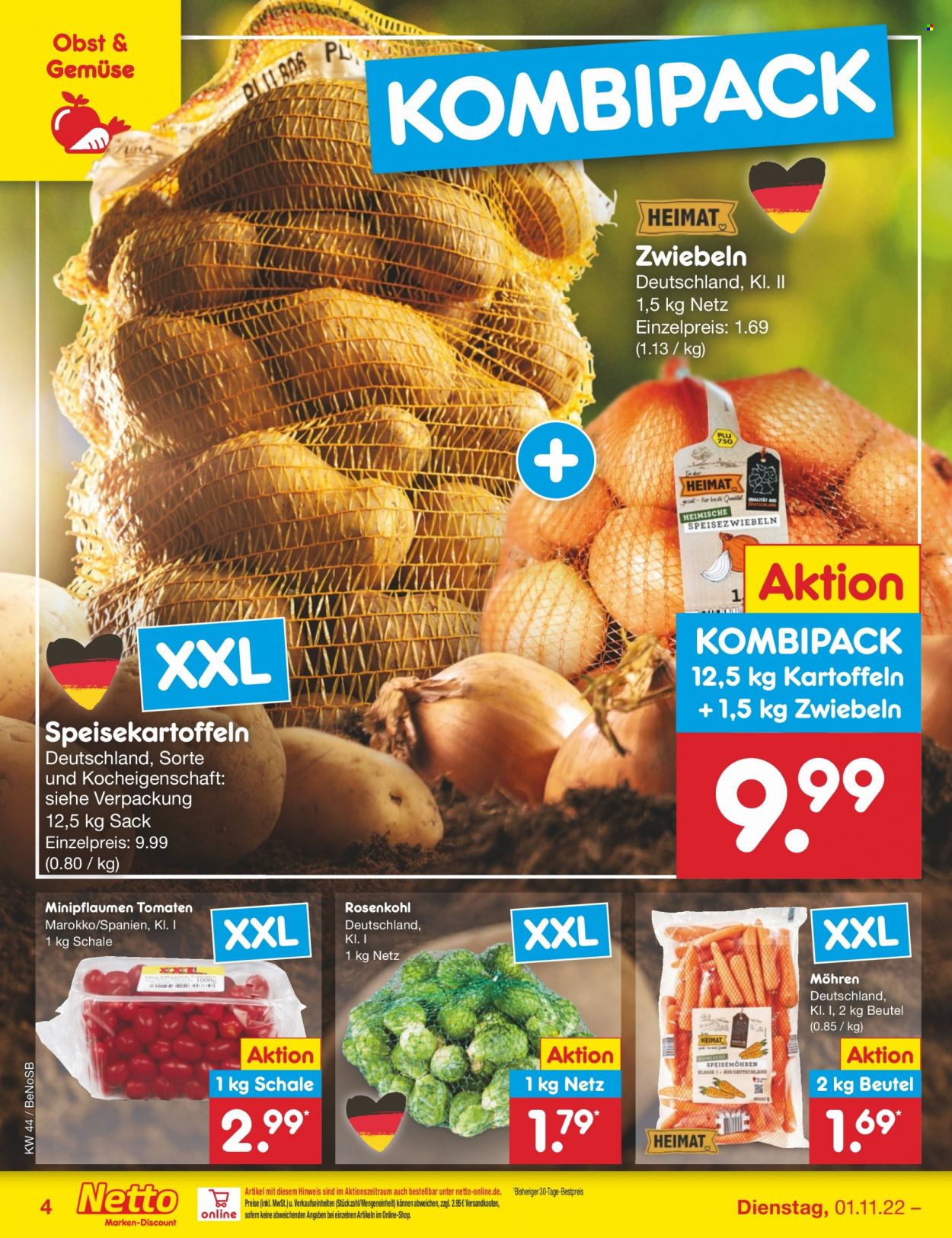 Netto Marken-Discount Prospekte  - 1.11.2022 - 5.11.2022. Seite 4