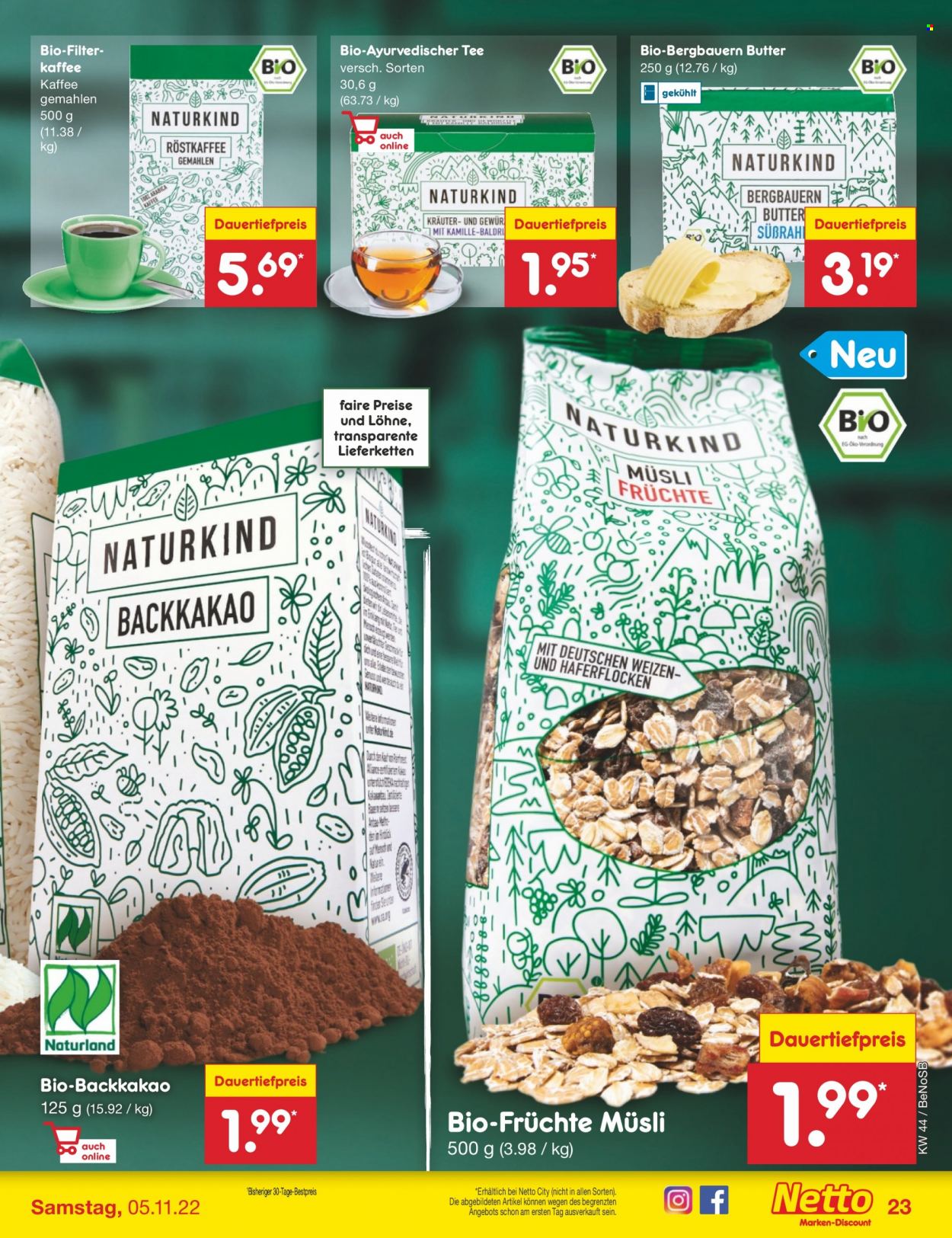 Netto Marken-Discount Prospekte  - 1.11.2022 - 5.11.2022. Seite 23