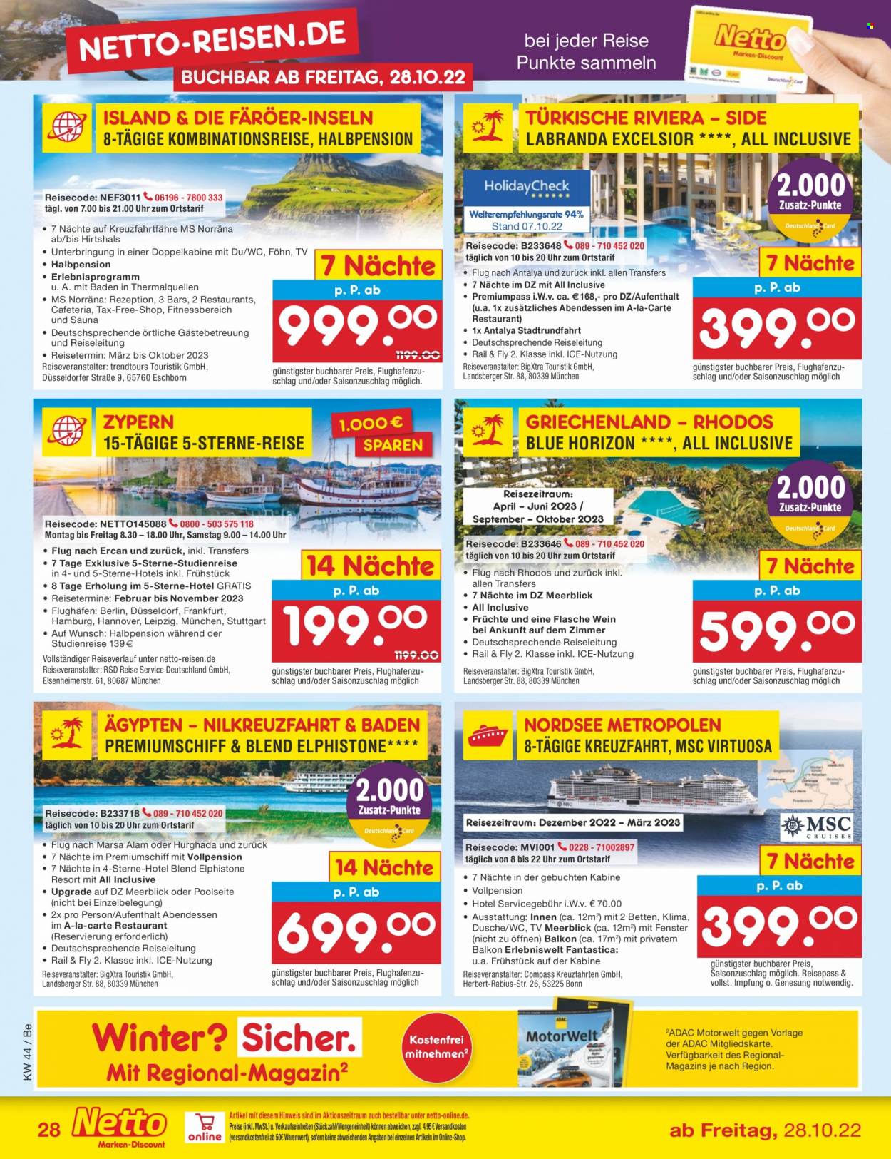 Netto Marken-Discount Prospekte  - 1.11.2022 - 5.11.2022. Seite 28