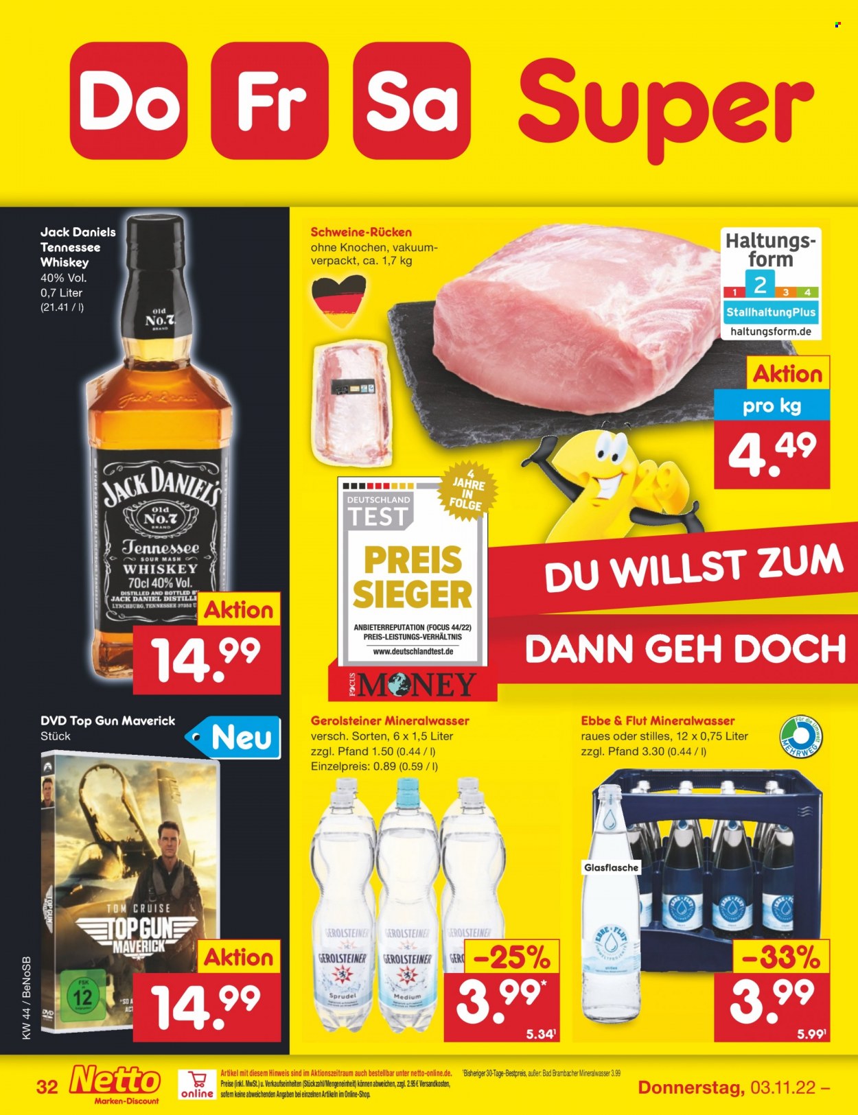 Netto Marken-Discount Prospekte  - 1.11.2022 - 5.11.2022. Seite 32
