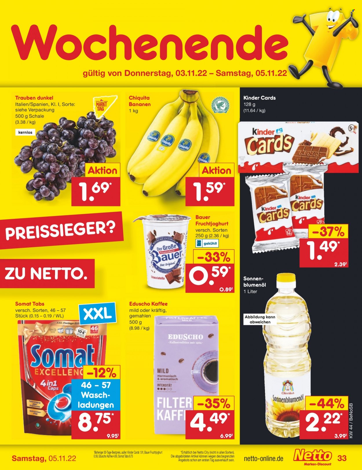 Netto Marken-Discount Prospekte  - 1.11.2022 - 5.11.2022. Seite 33